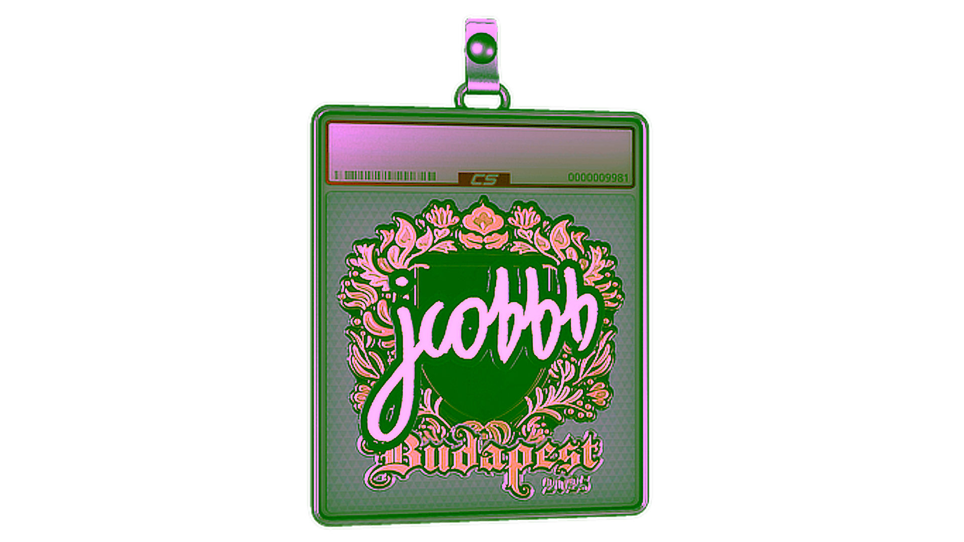Дисплей для Sticker Slab | jcobbb (Gold) | Budapest 2025