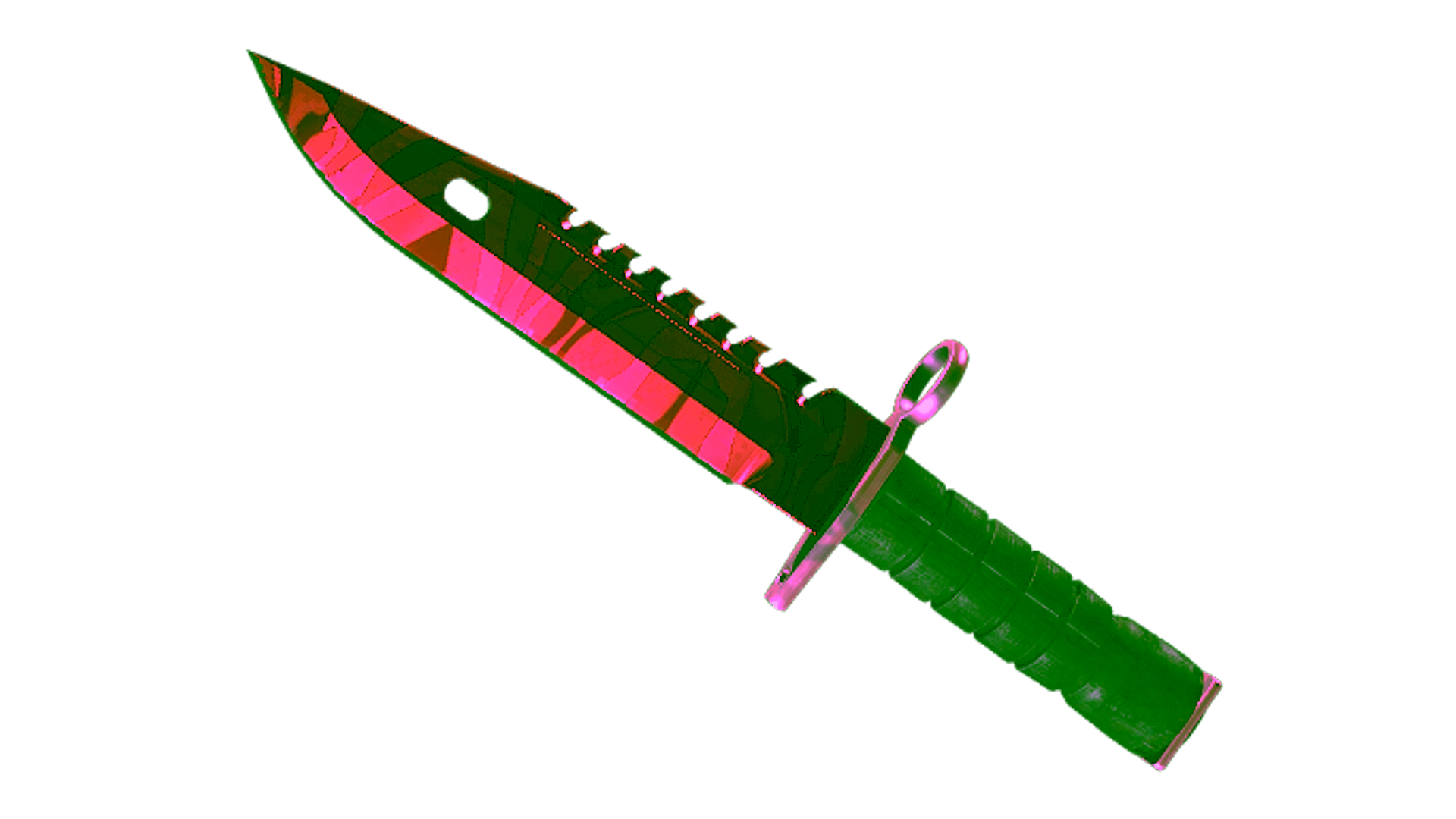Display for ★ StatTrak™ M9 Bayonet | Slaughter (Minimal Wear)