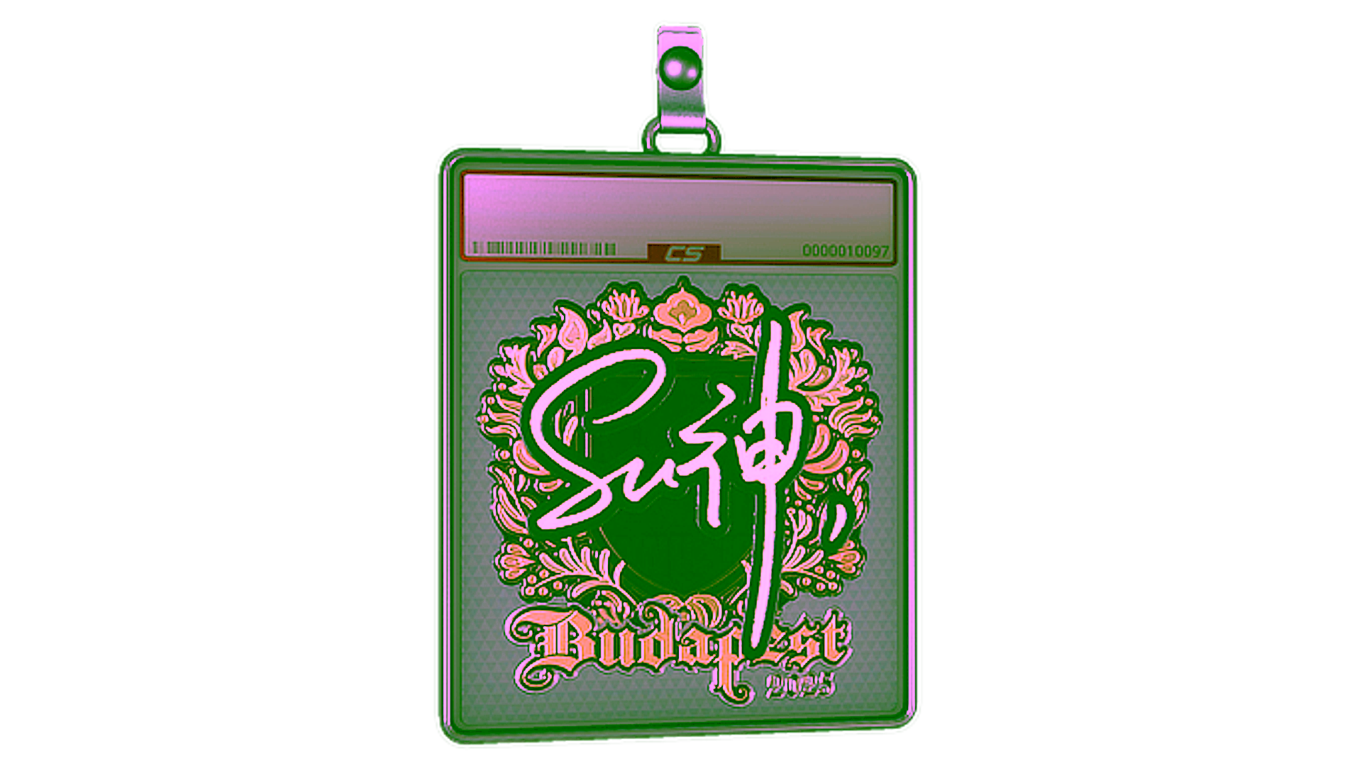 Display for Sticker Slab | C4LLM3SU3 (Gold) | Budapest 2025