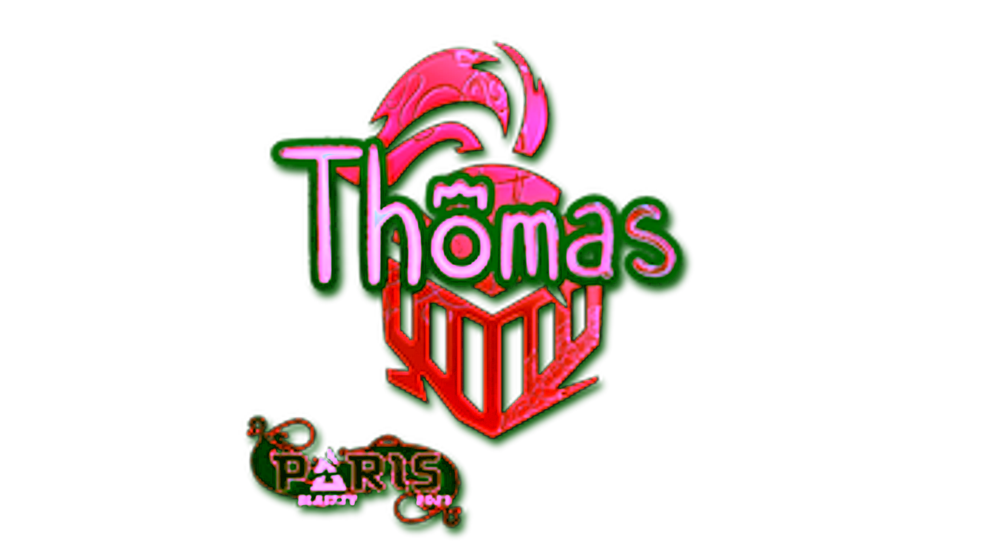 Anzeige für Sticker | Thomas (Holo) | Paris 2023