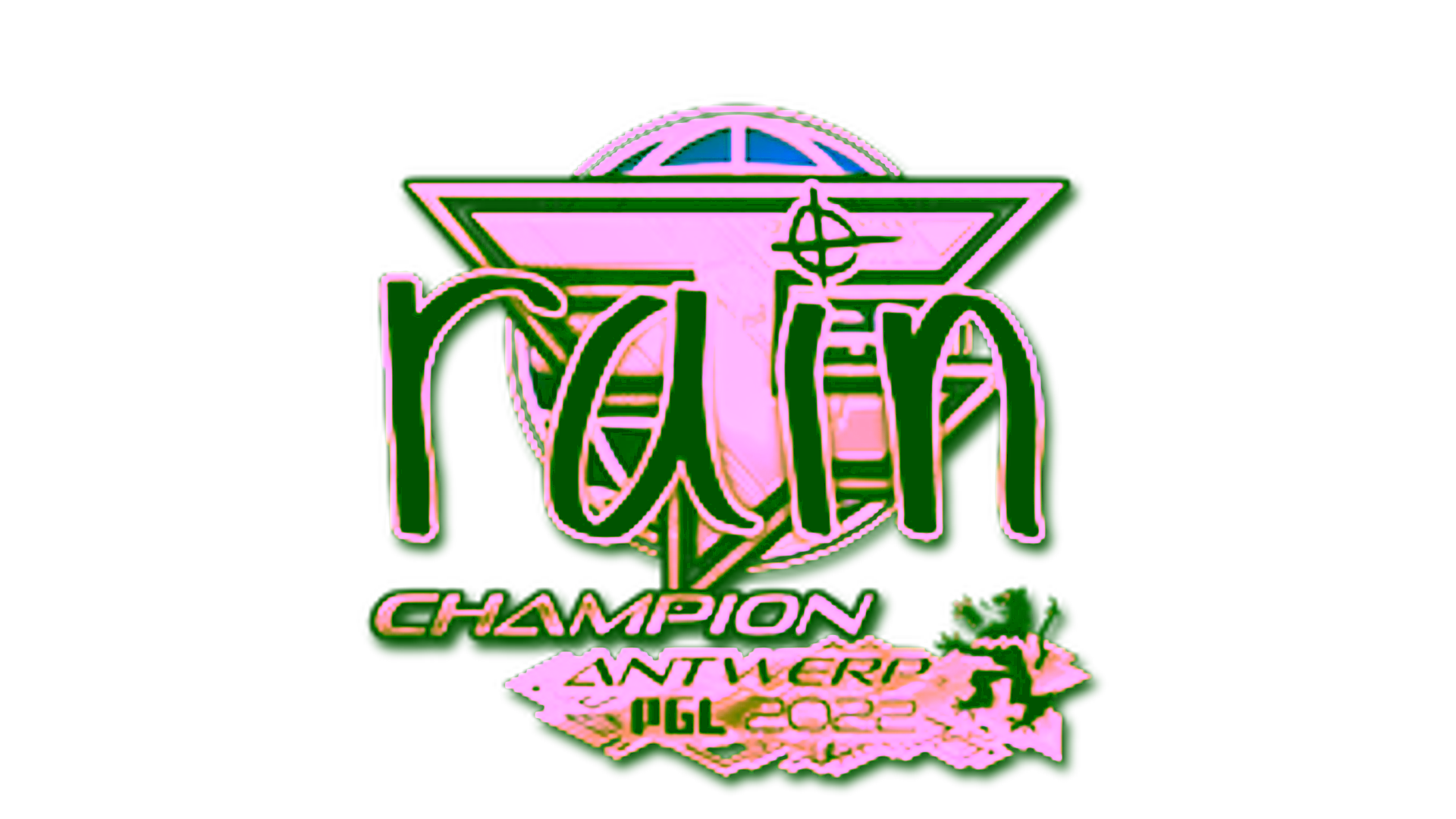 عرض لـ Sticker | rain (Gold, Champion) | Antwerp 2022