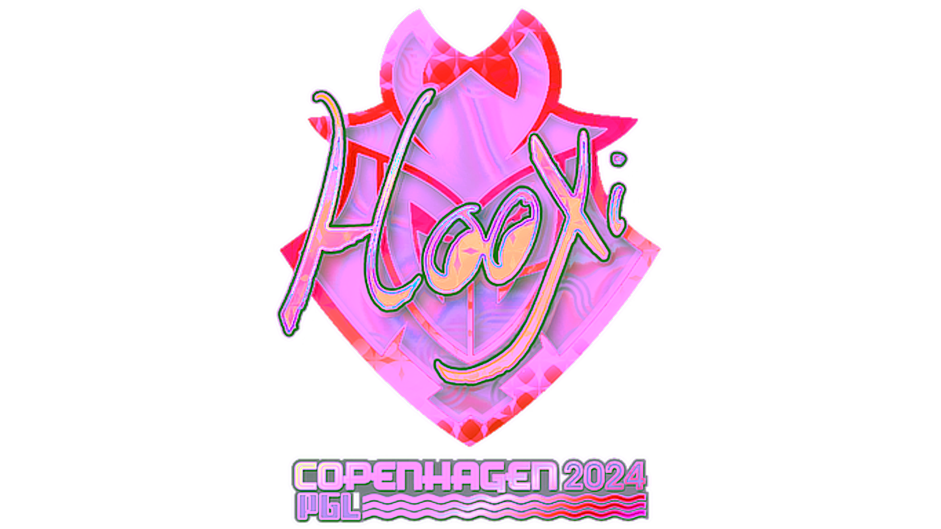 Display for Sticker | HooXi (Holo) | Copenhagen 2024