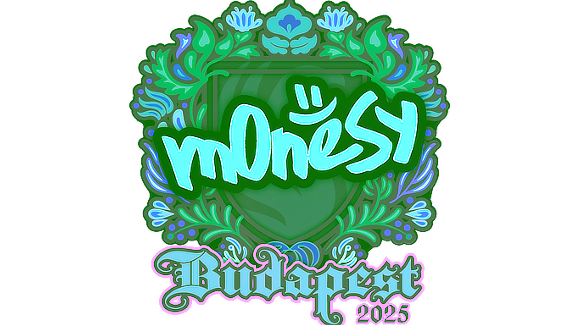 Display for Sticker | m0NESY | Budapest 2025