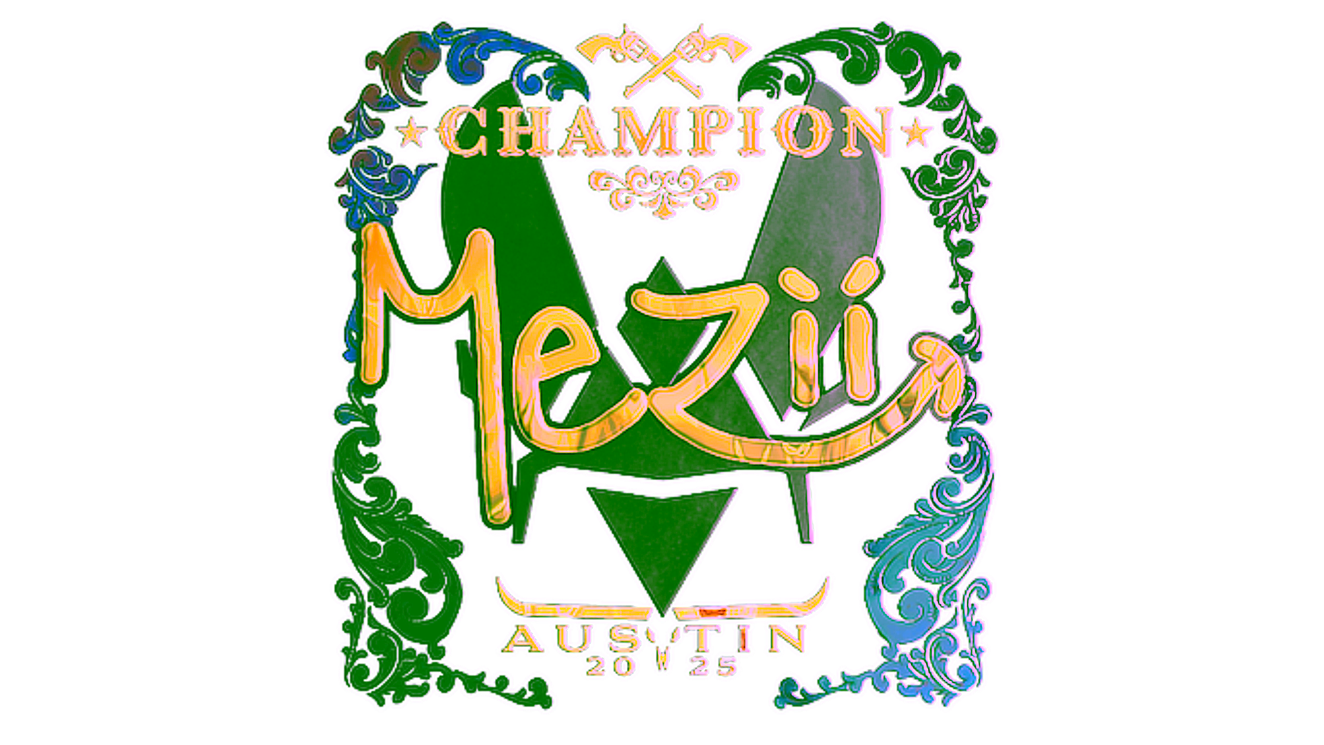 Display for Sticker | mezii (Holo, Champion) | Austin 2025