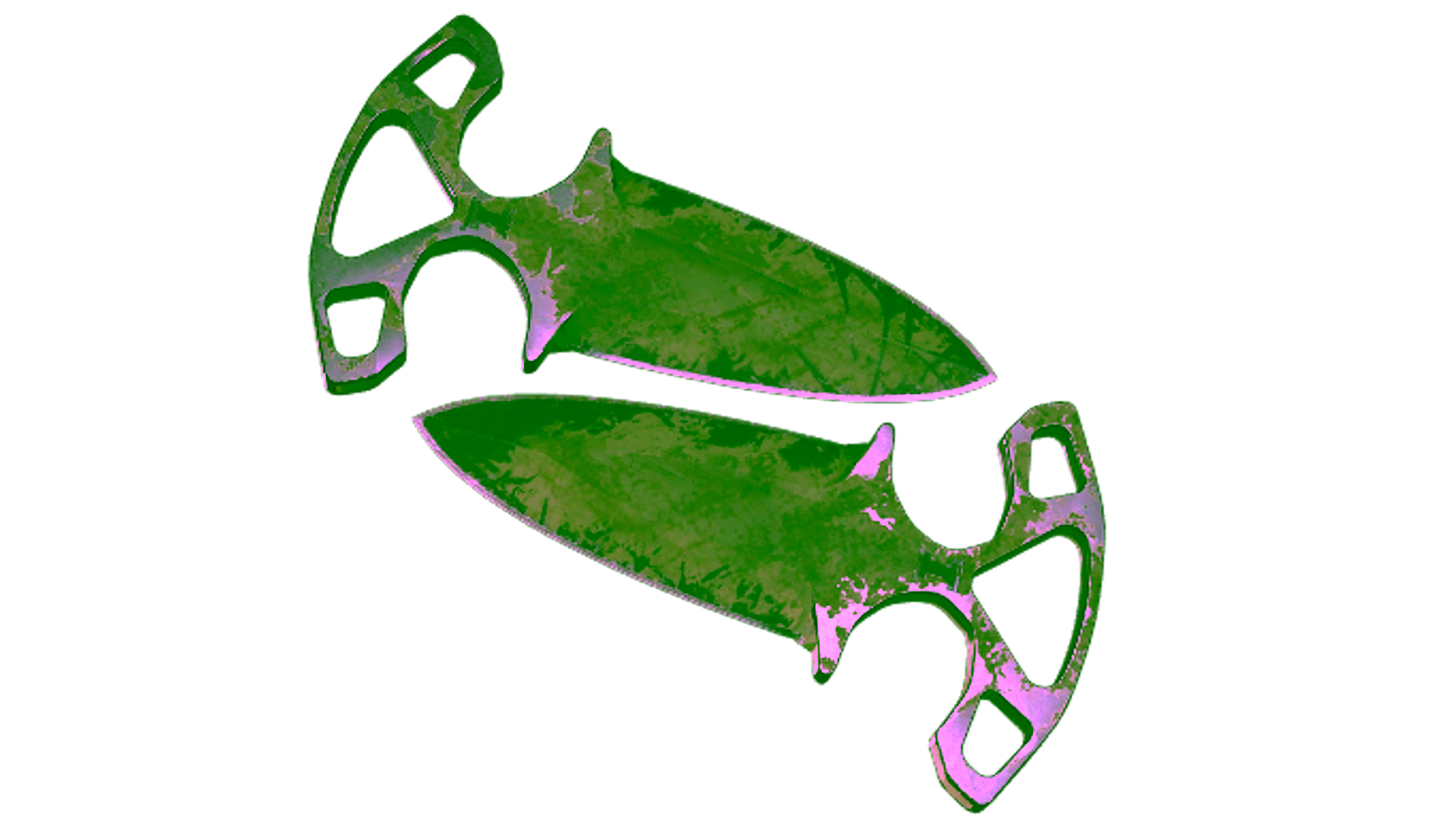 Display for ★ StatTrak™ Shadow Daggers | Safari Mesh (Battle-Scarred)