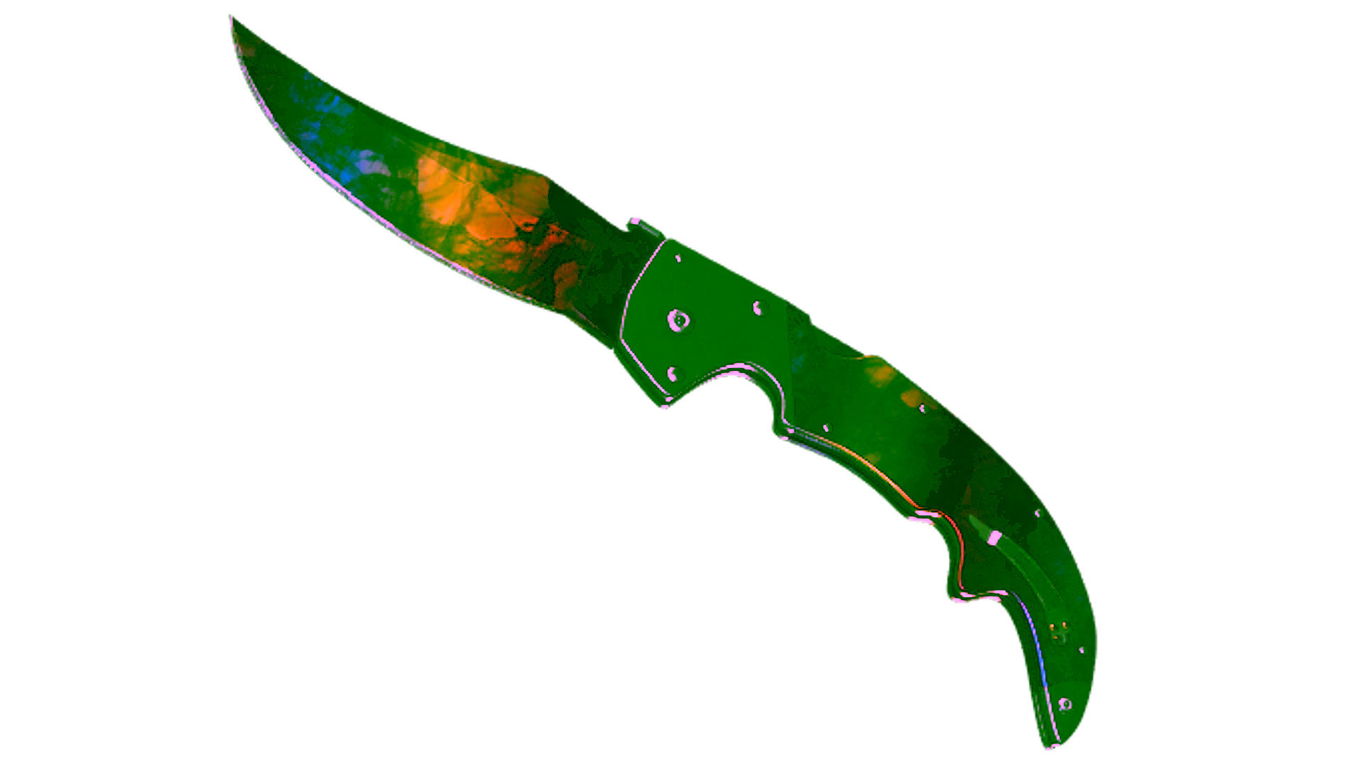 Display for ★ StatTrak™ Falchion Knife | Marble Fade (Minimal Wear)