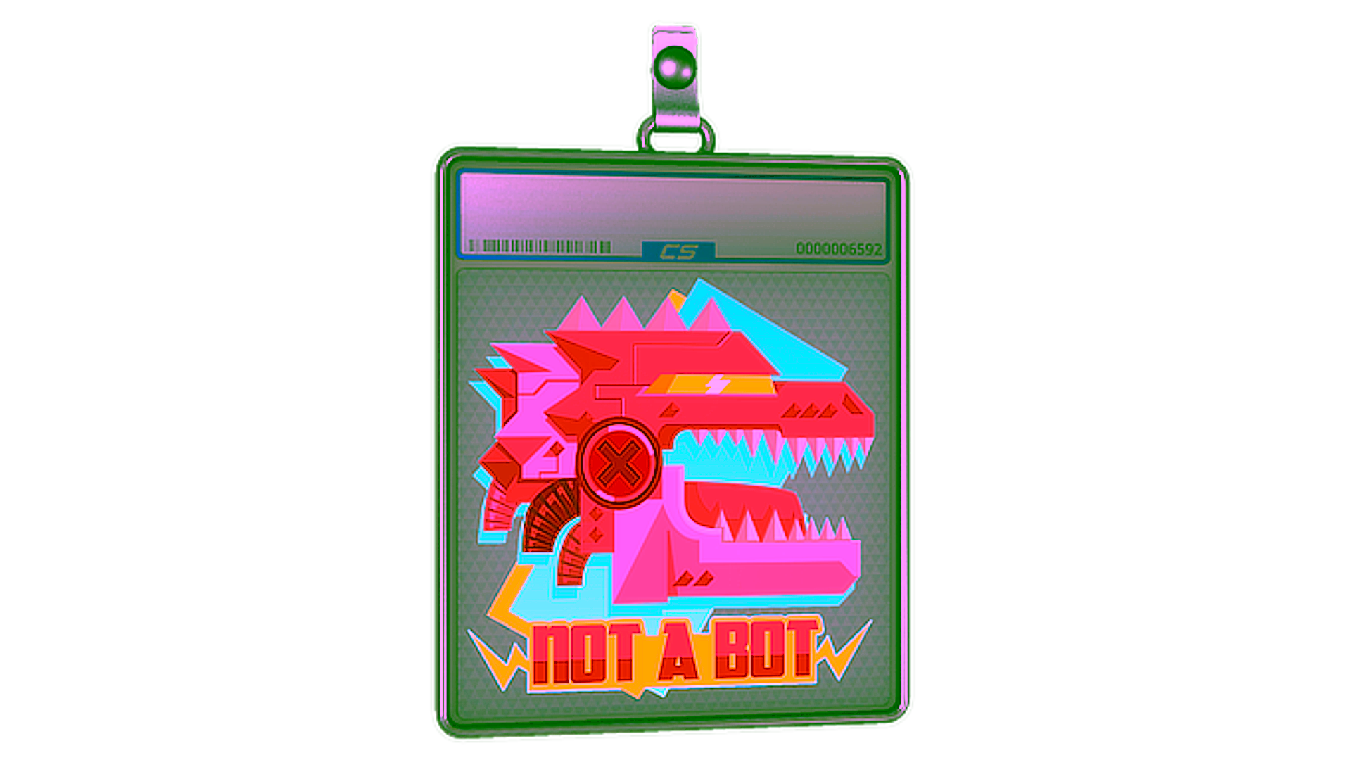 Anzeige für Sticker Slab | Not A Bot