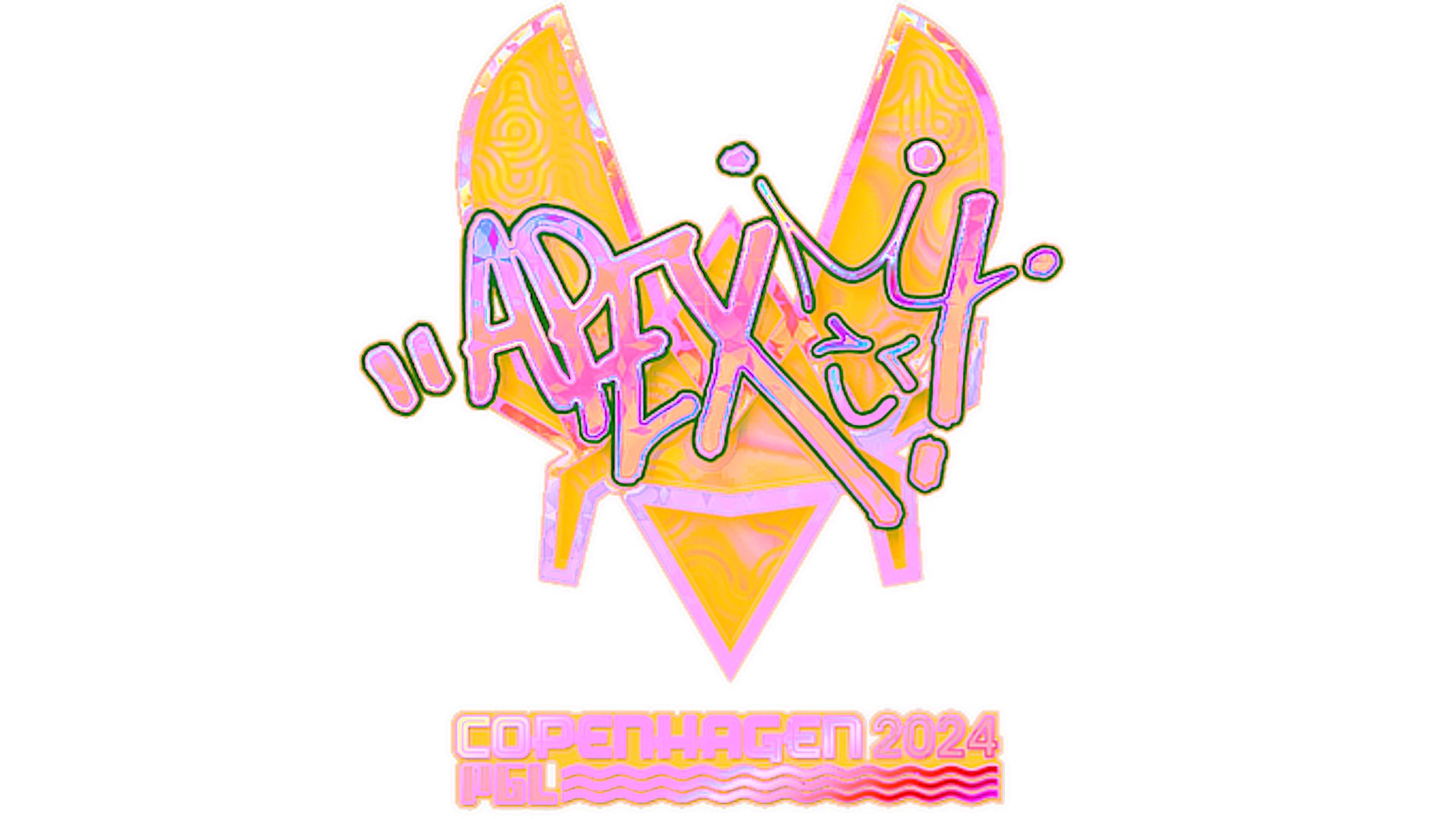 Display for Sticker | apEX (Holo) | Copenhagen 2024