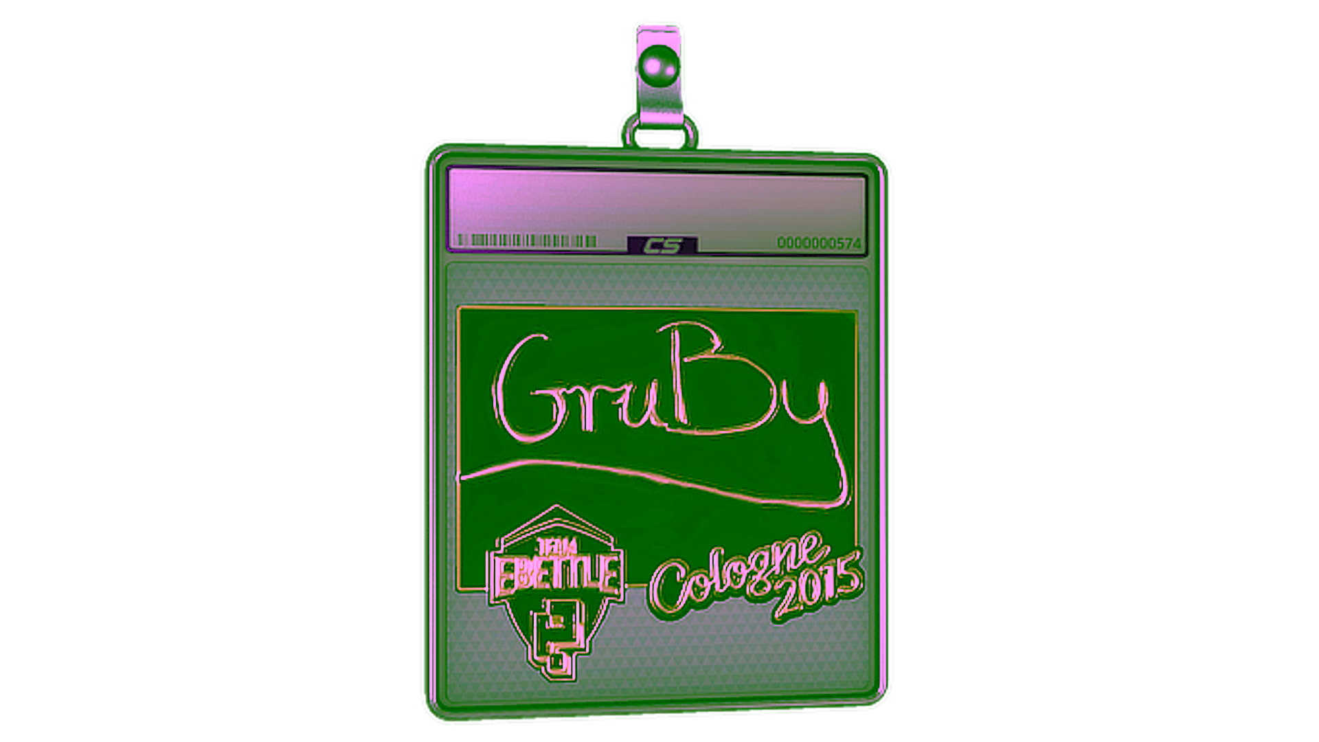 Affichage pour Sticker Slab | GruBy (Gold) | Cologne 2015