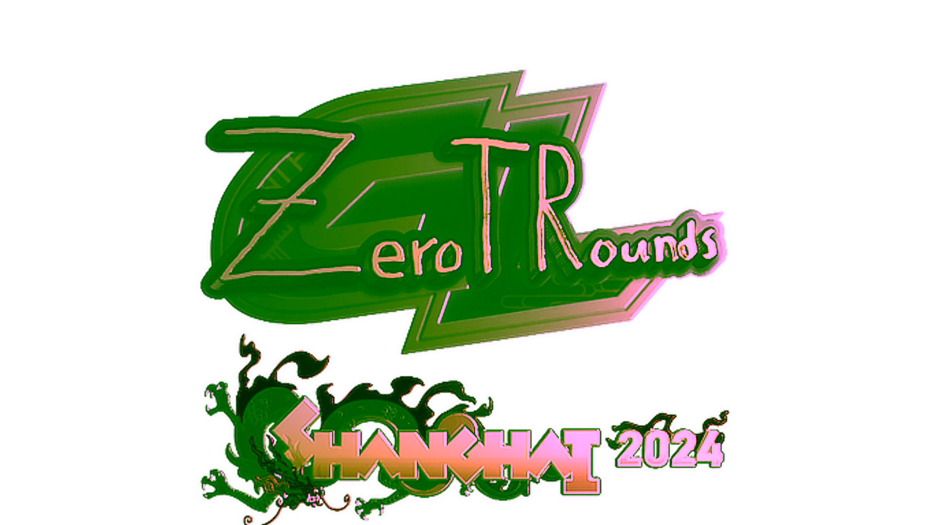 Visar för Sticker | ztr (Gold) | Shanghai 2024