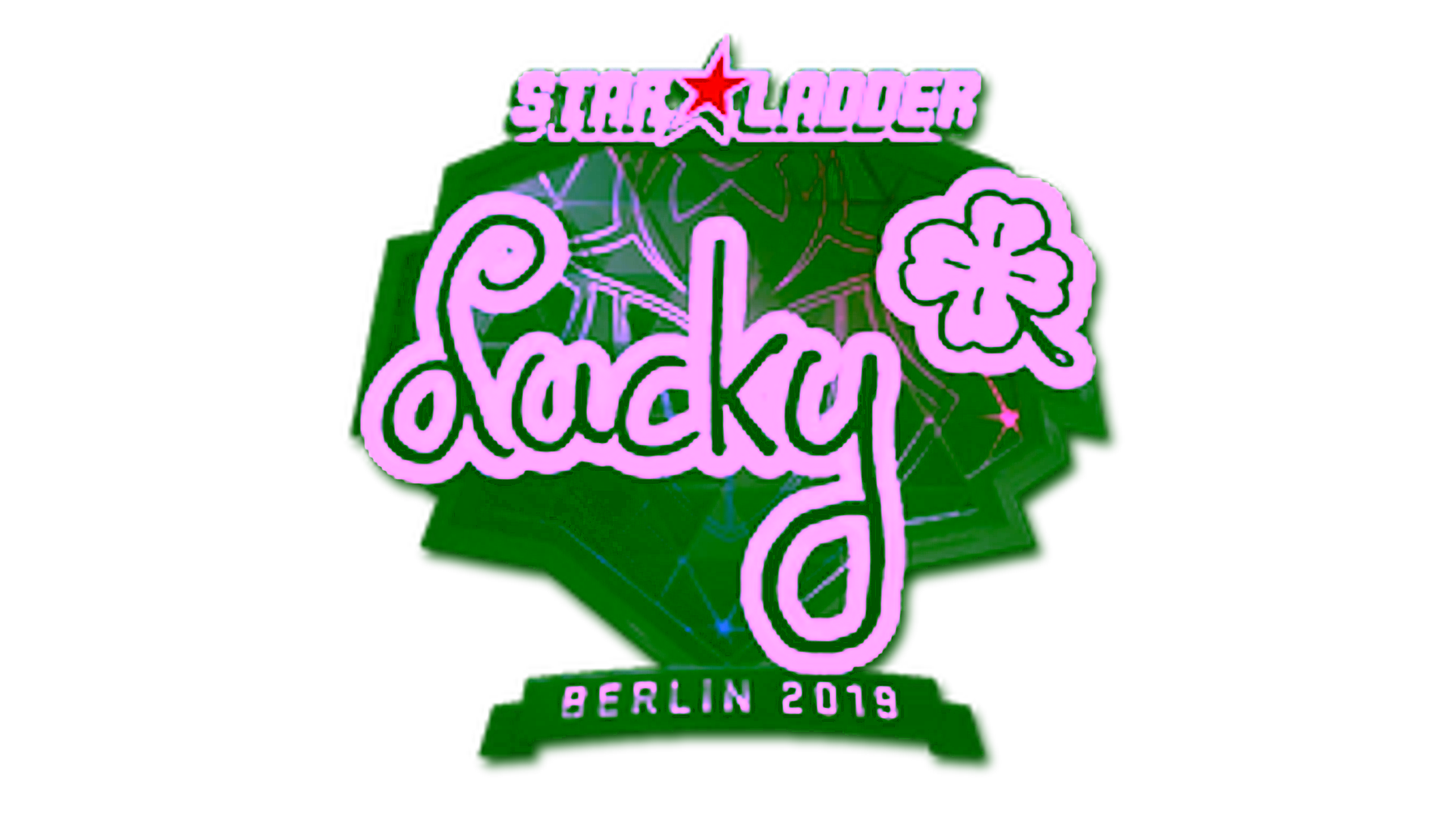 Display for Sticker | Lucky (Foil) | Berlin 2019