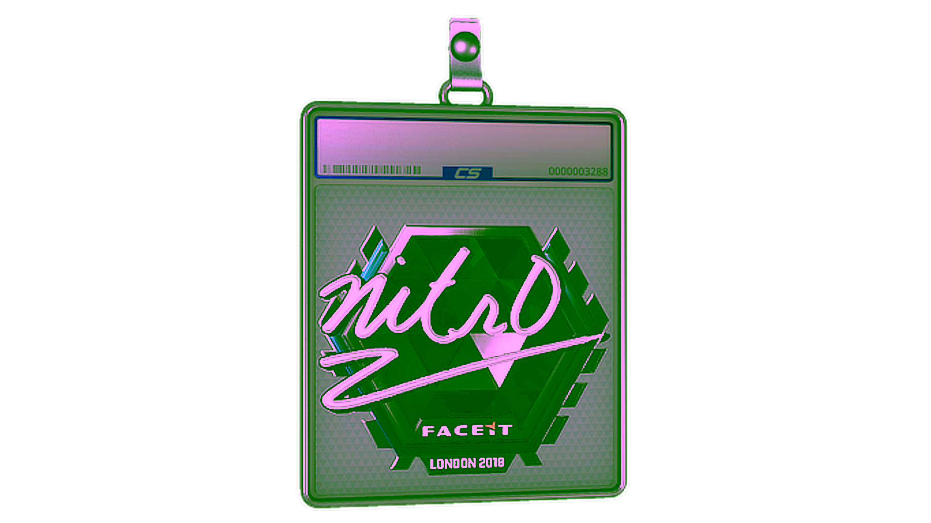 Mostrar para Sticker Slab | nitr0 (Foil) | London 2018