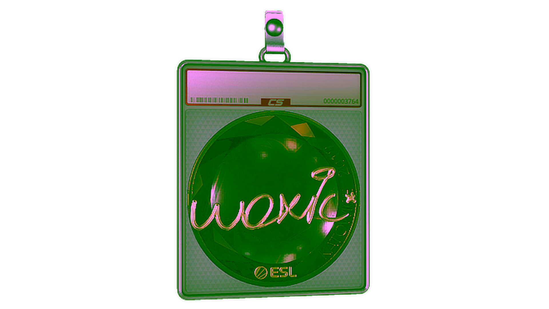 Дисплей для Sticker Slab | woxic (Gold) | Katowice 2019