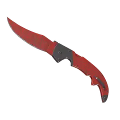 ★ Falchion Knife | Crimson Web (Minimal Wear)