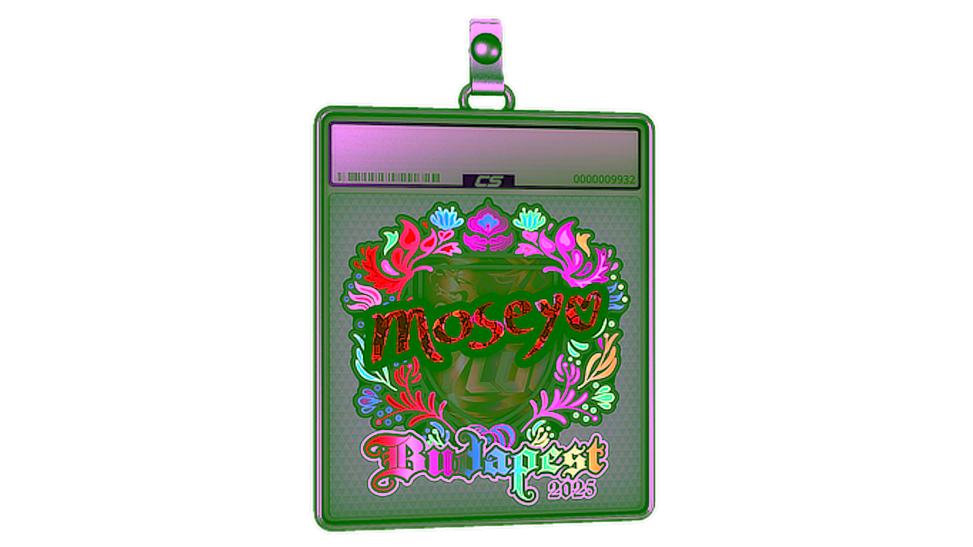 Display for Sticker Slab | Moseyuh (Holo) | Budapest 2025