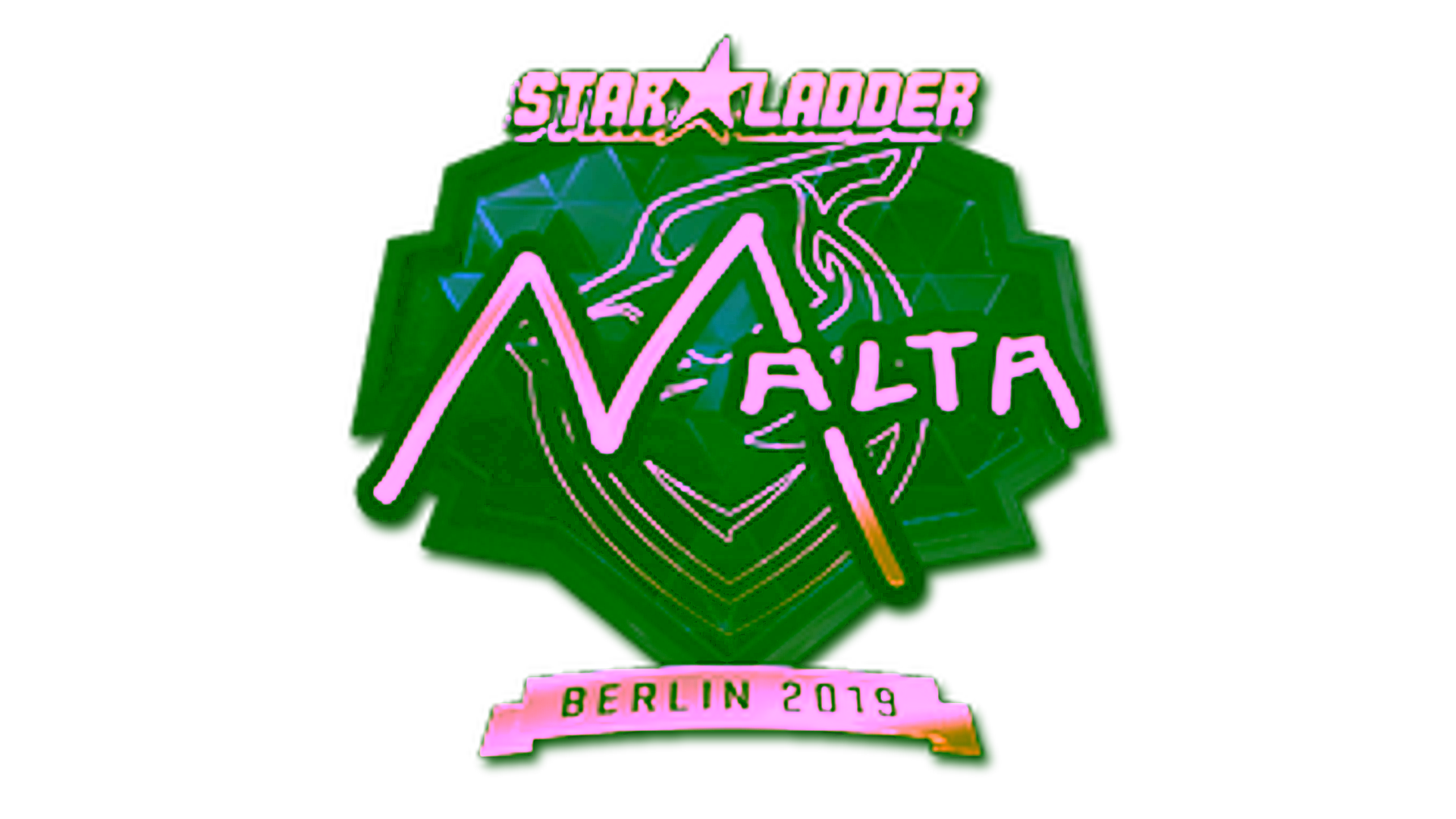 Exibição para Sticker | malta (Gold) | Berlin 2019