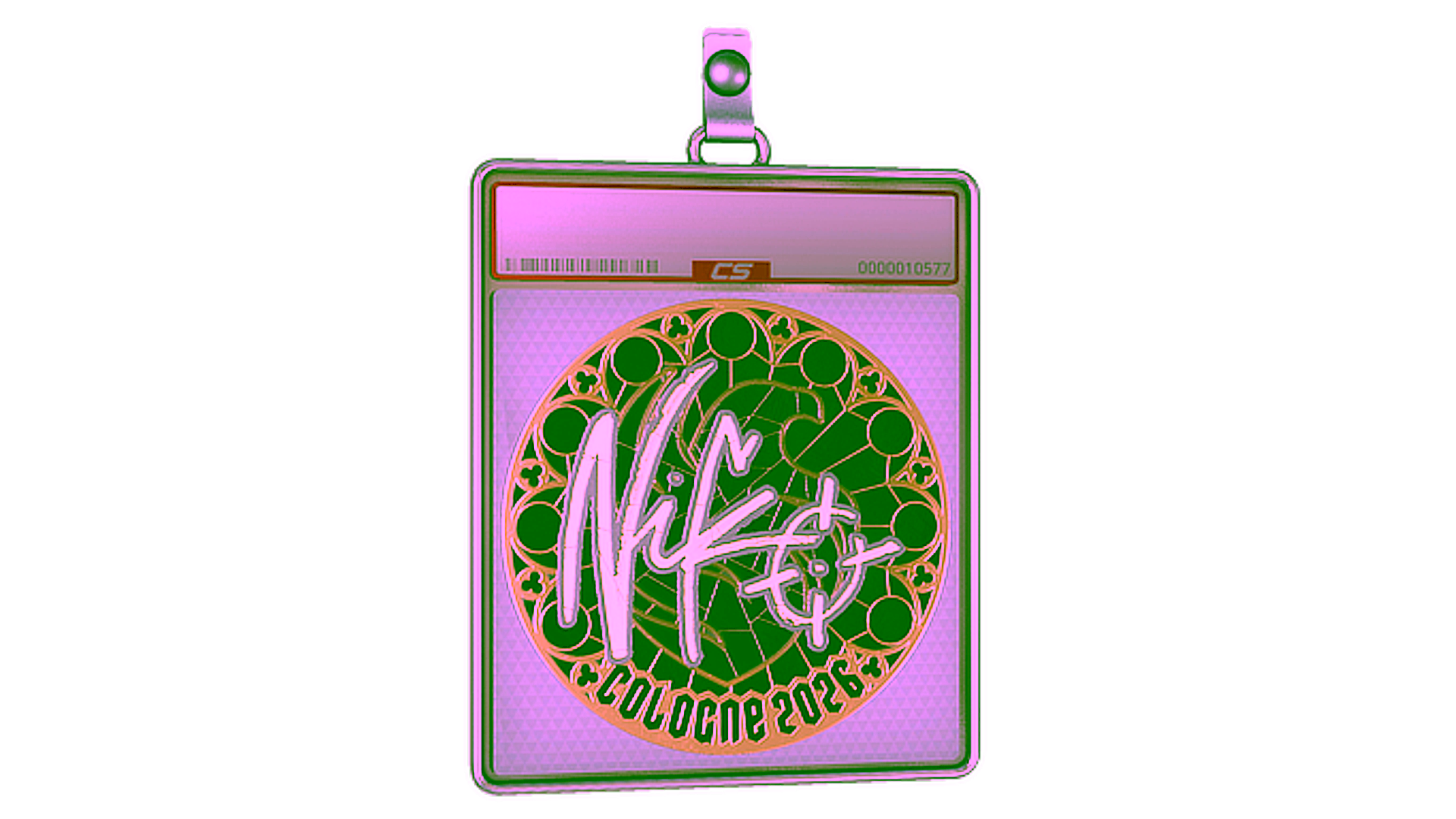 Display for Sticker Slab | NiKo (Gold) | Cologne 2026