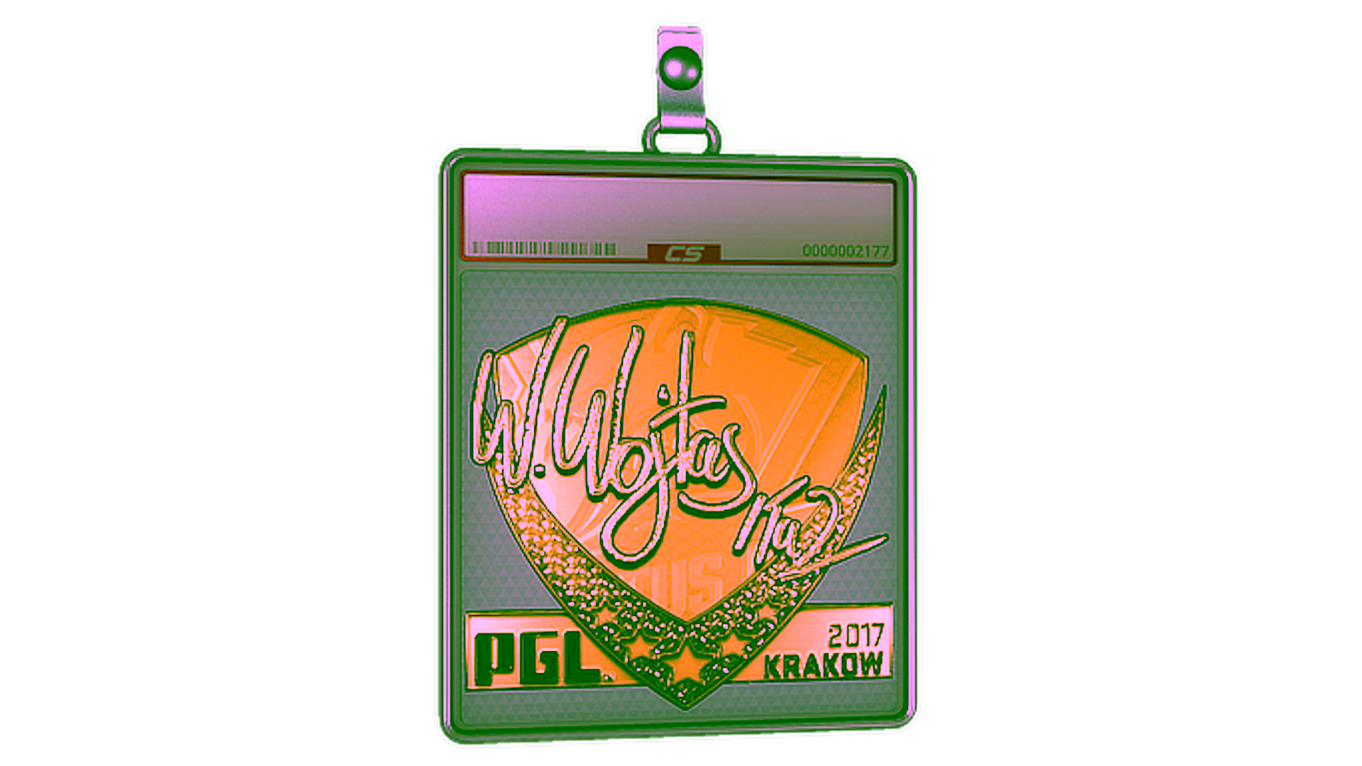 Display for Sticker Slab | TaZ (Gold) | Krakow 2017