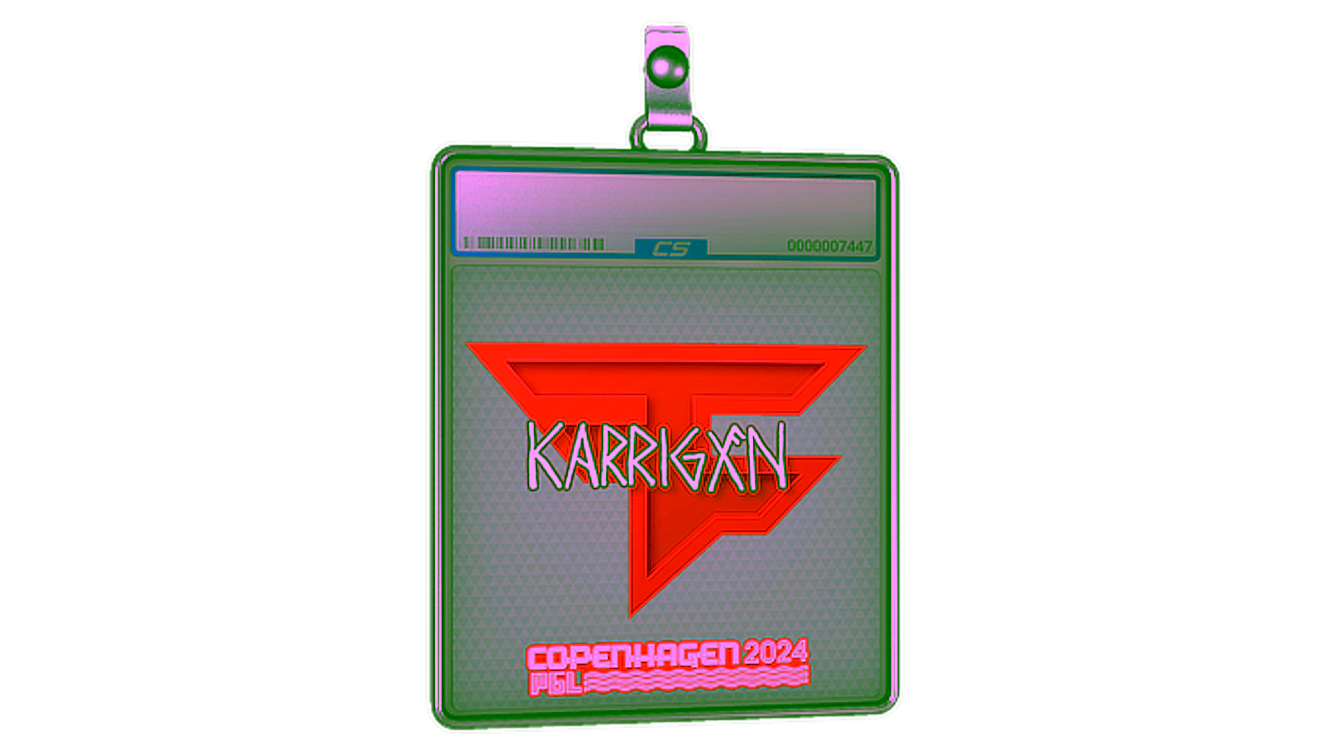 Display for Sticker Slab | karrigan | Copenhagen 2024