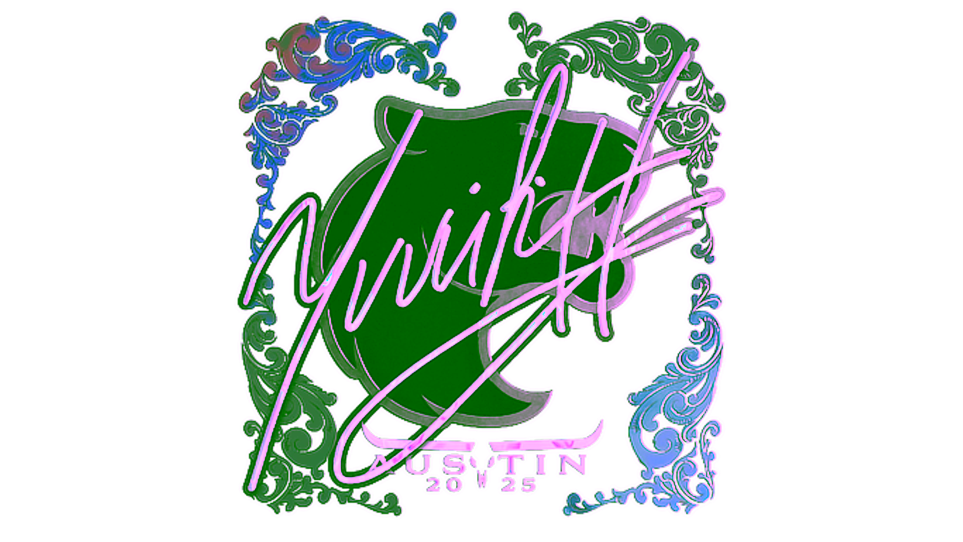 Display for Sticker | yuurih (Holo) | Austin 2025