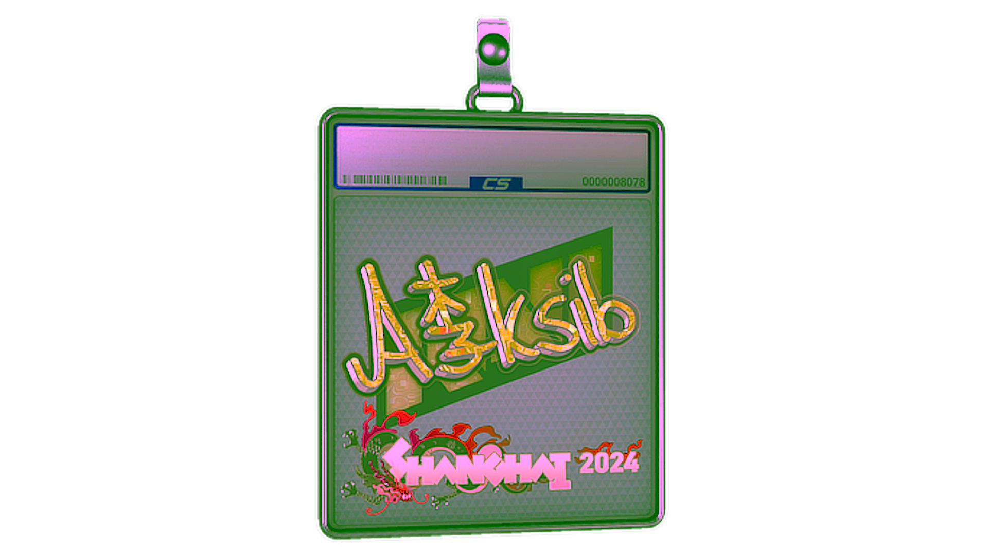 Display for Sticker Slab | Aleksib (Glitter) | Shanghai 2024