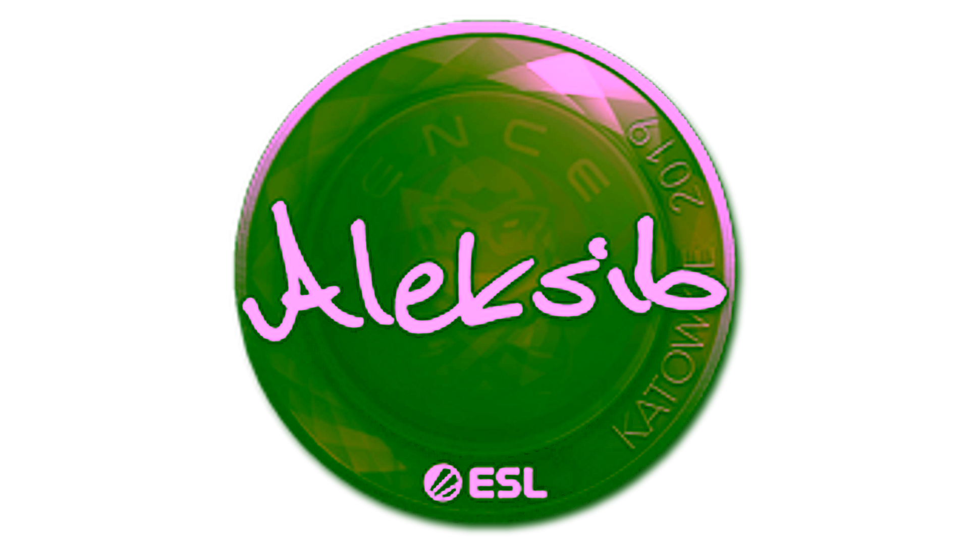 Anzeige für Sticker | Aleksib | Katowice 2019