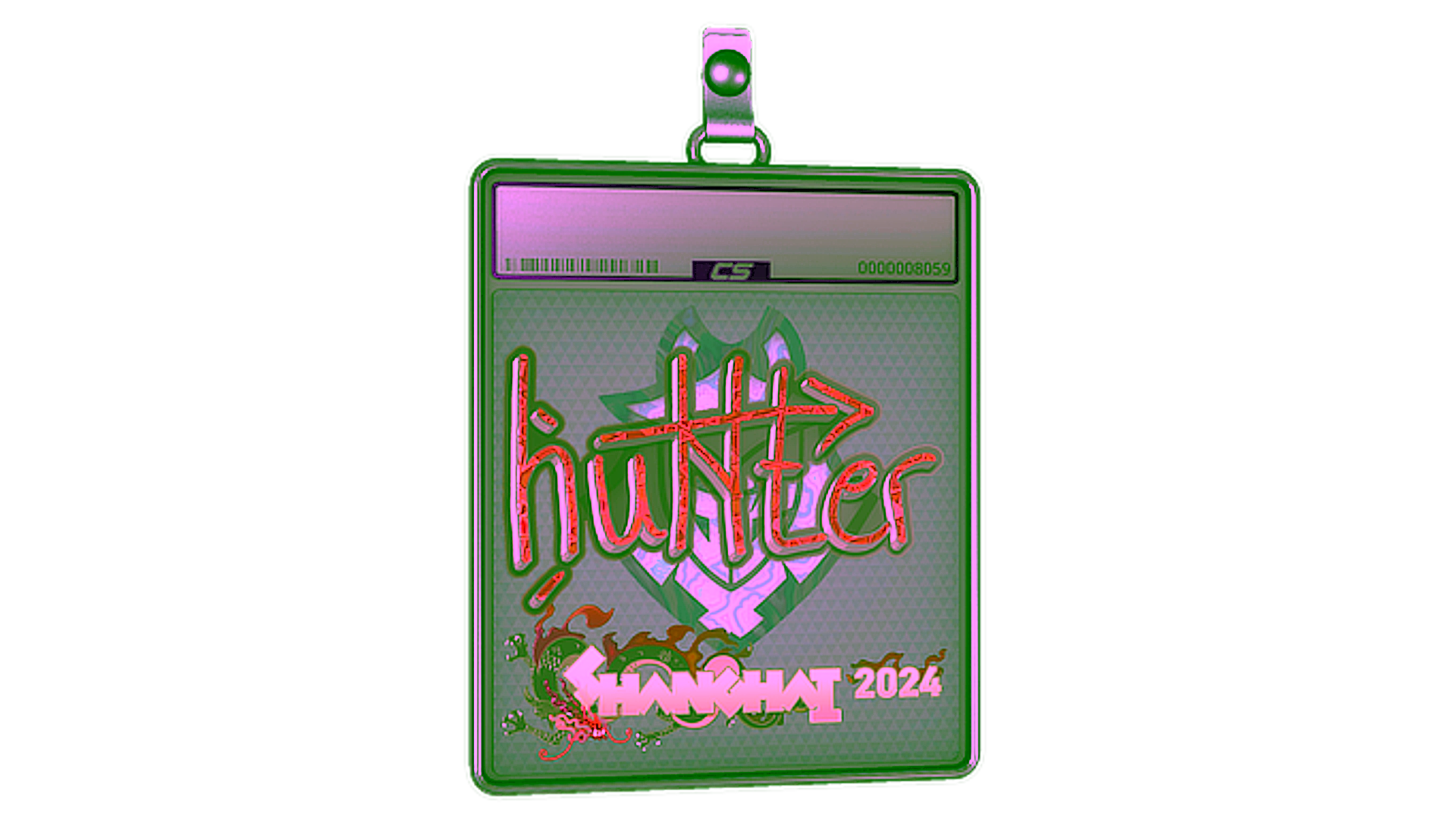 Sticker Slab | huNter- (Holo) | Shanghai 2024 için görüntü