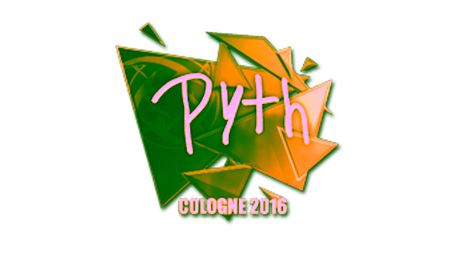 Visar för Sticker | pyth (Gold) | Cologne 2016