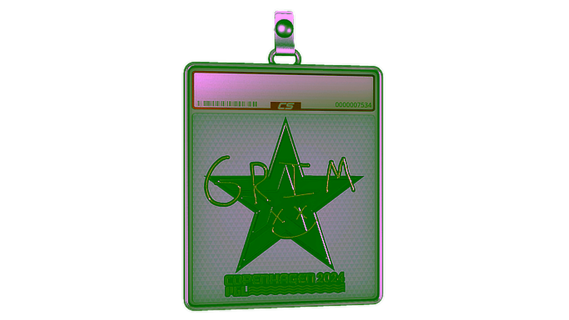 Display for Sticker Slab | Grim (Gold) | Copenhagen 2024
