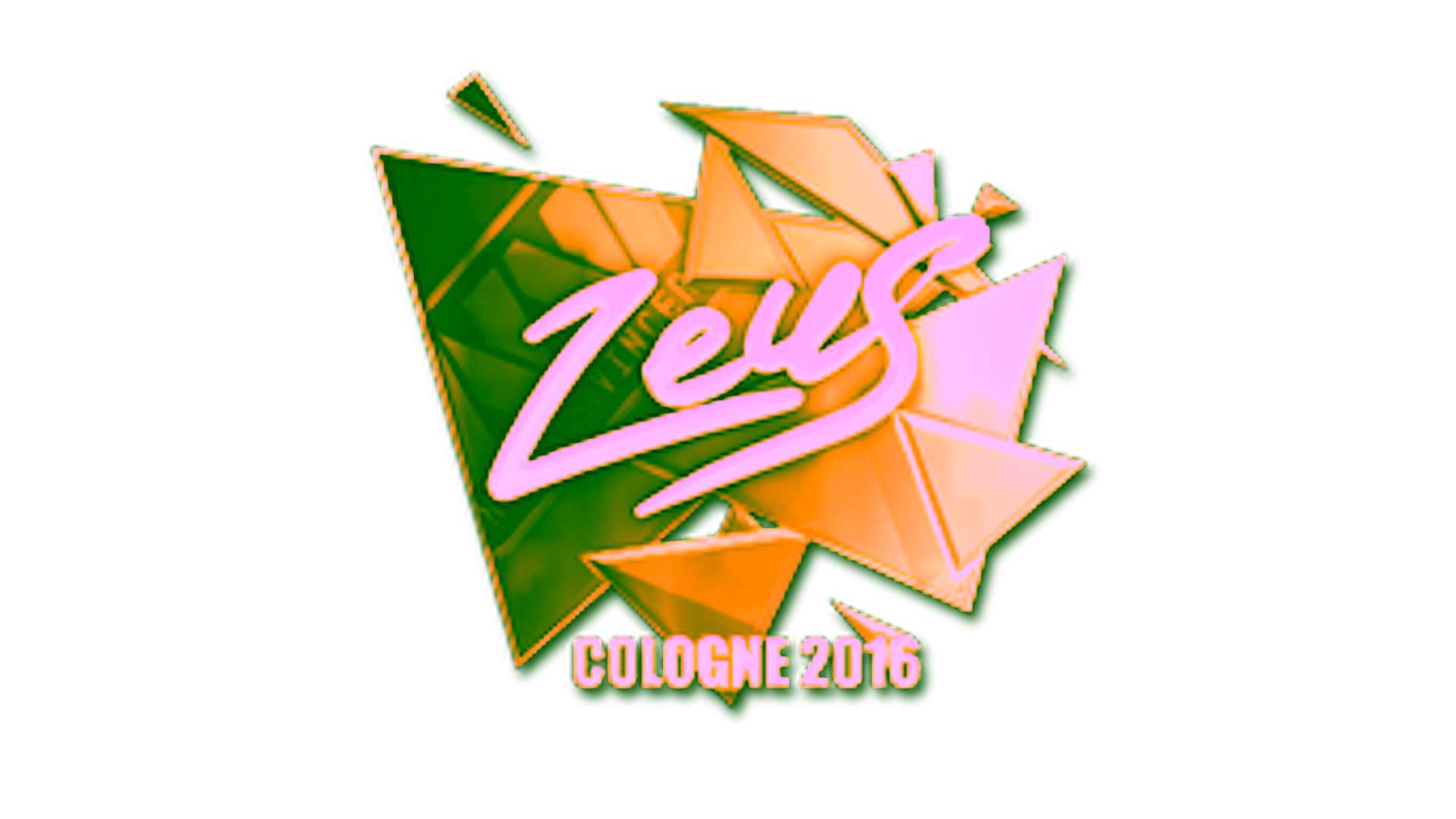 Wyświetl dla Sticker | Zeus (Gold) | Cologne 2016