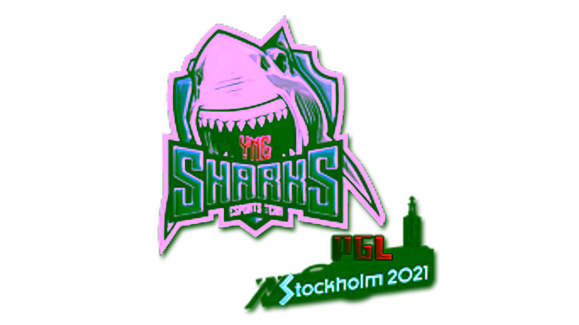 Display for Sticker | Sharks Esports (Foil) | Stockholm 2021