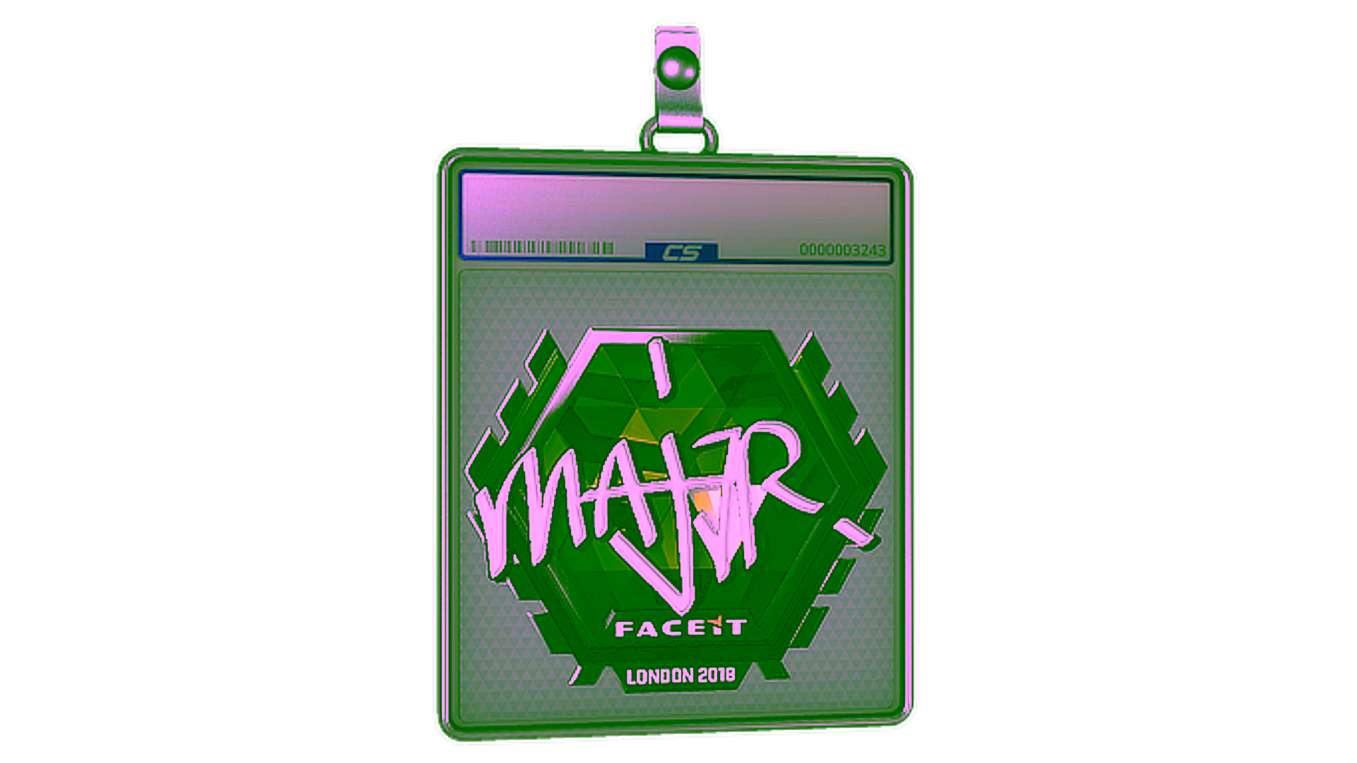 Display for Sticker Slab | MAJ3R (Foil) | London 2018