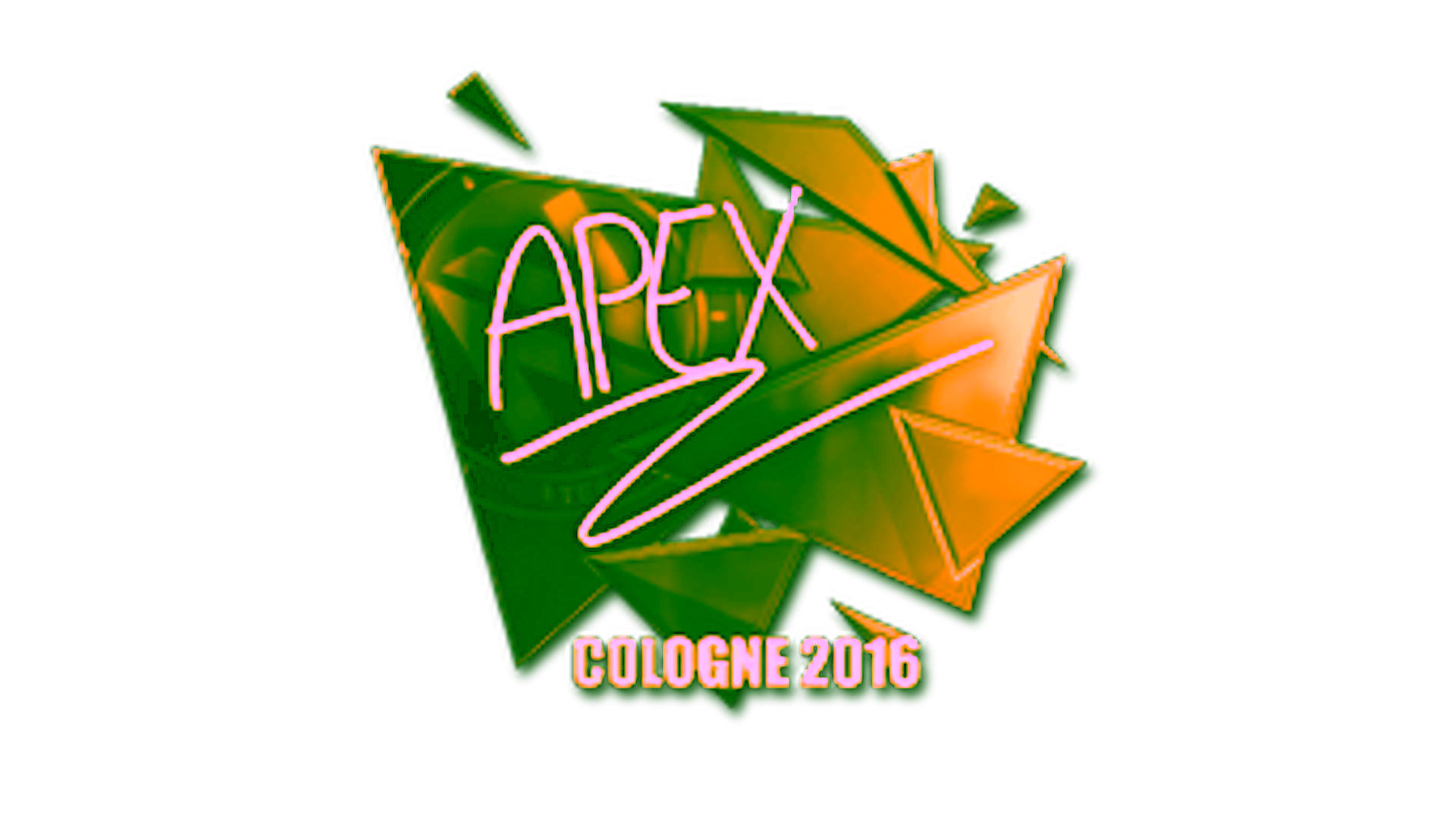 Display for Sticker | apEX (Gold) | Cologne 2016