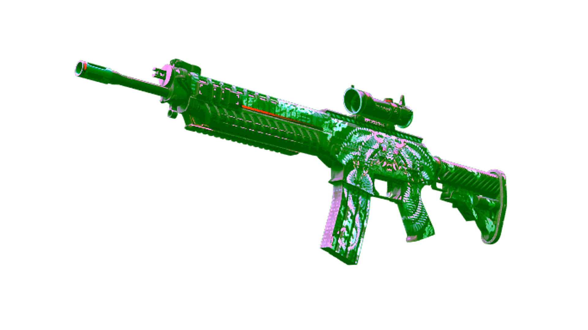 Visar för StatTrak™ SG 553 | Dragon Tech (Minimal Wear)