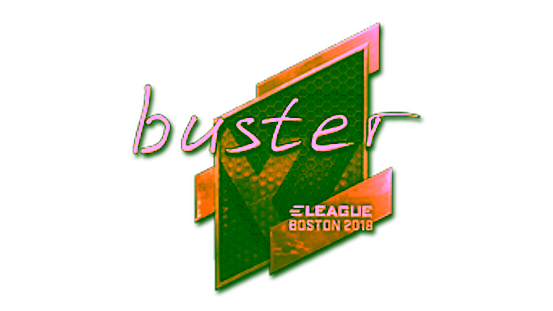 Display for Sticker | buster (Gold) | Boston 2018