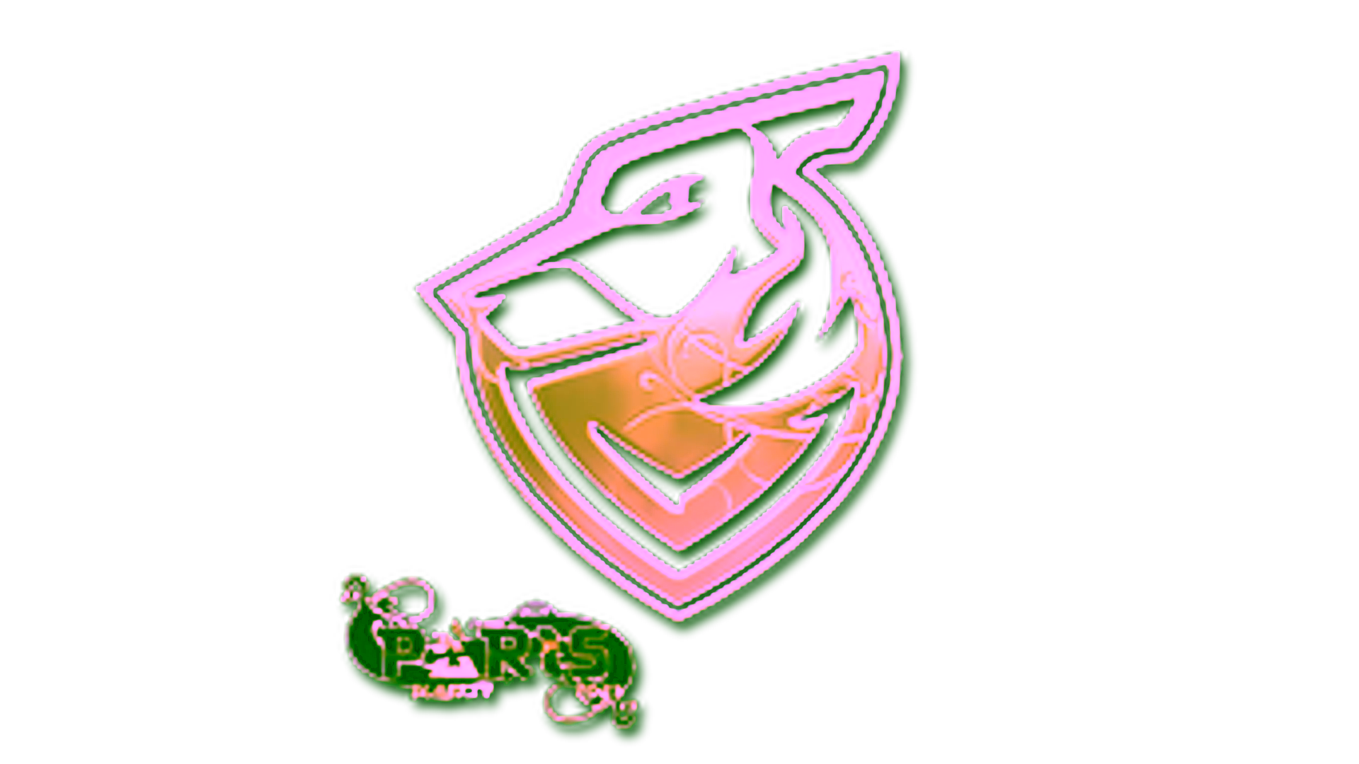 Visar för Sticker | Grayhound Gaming (Gold) | Paris 2023