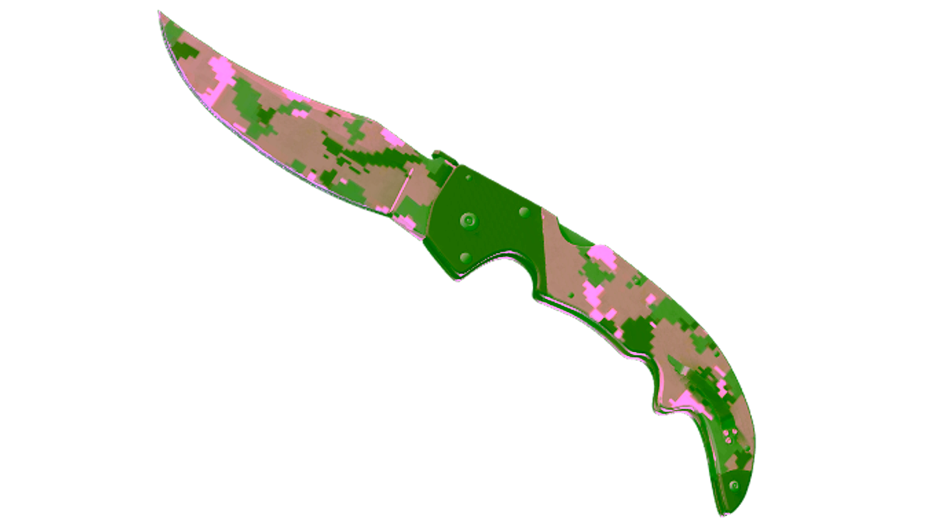 Display for ★ StatTrak™ Falchion Knife | Forest DDPAT (Factory New)
