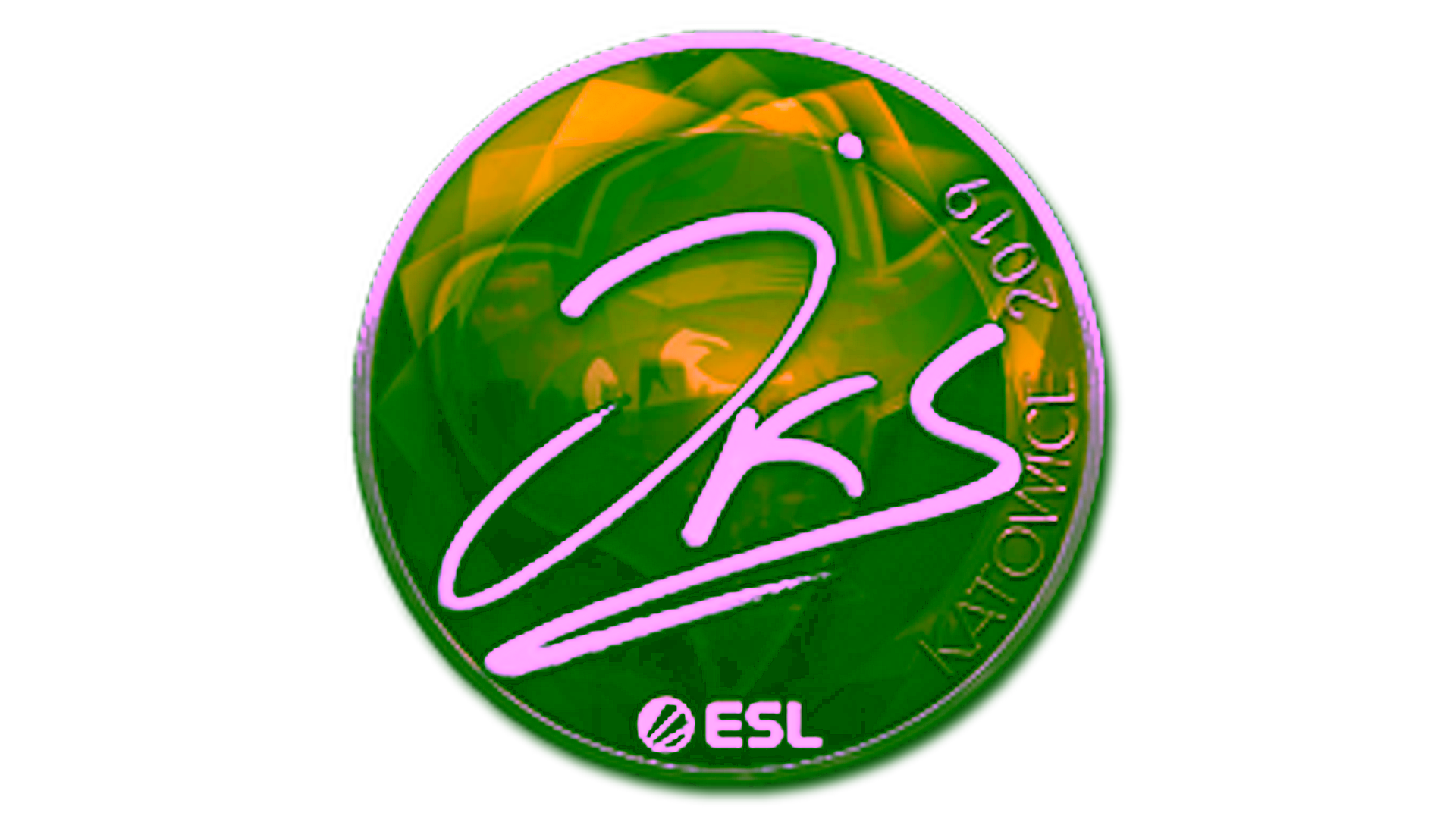 Display for Sticker | jks (Foil) | Katowice 2019