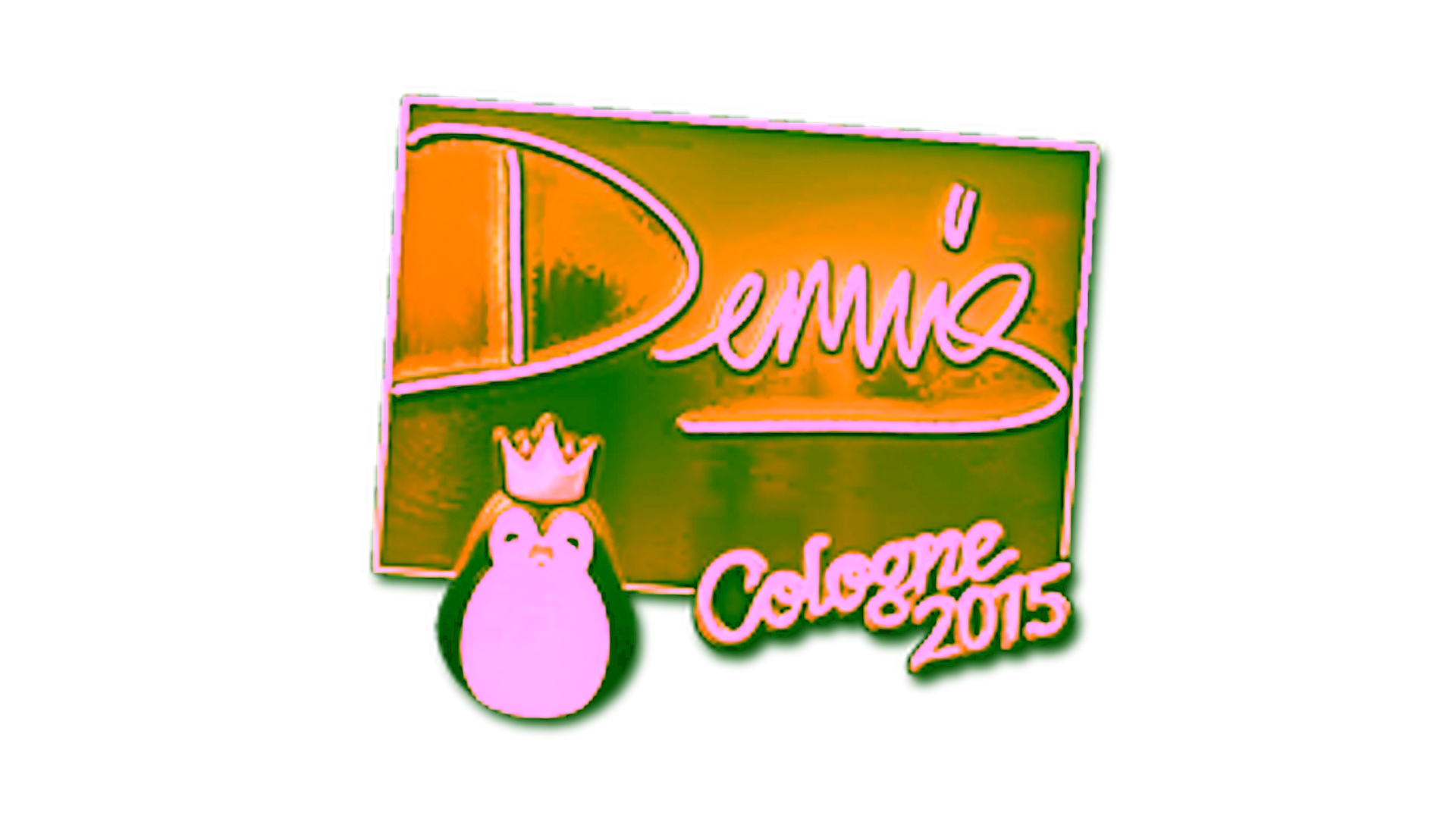Visar för Sticker | dennis (Gold) | Cologne 2015