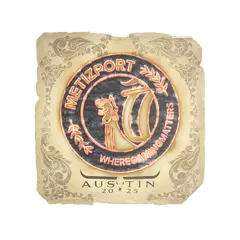 Sticker Metizport Austin 2025