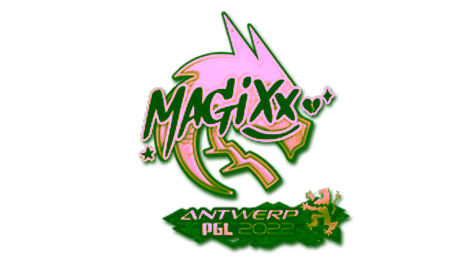 Display for Sticker | magixx (Gold) | Antwerp 2022