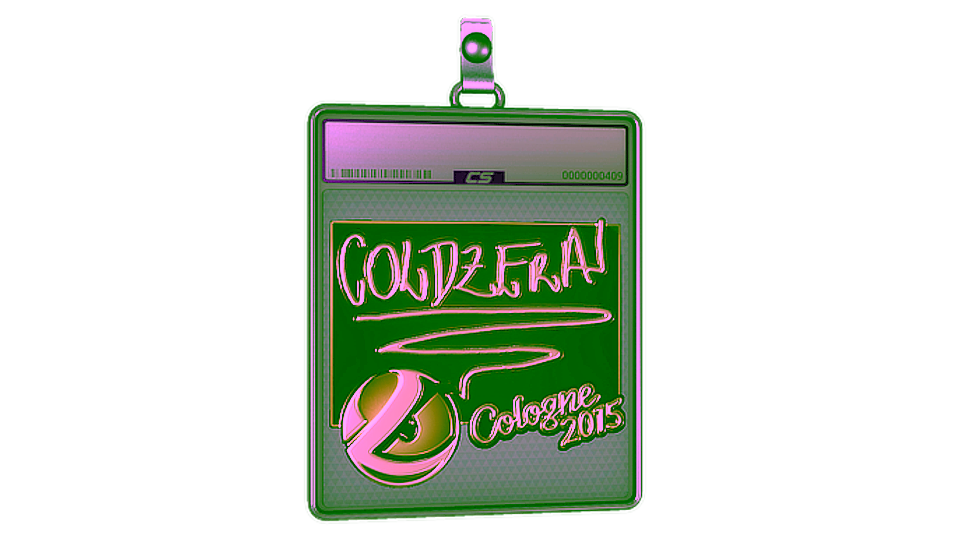 Display for Sticker Slab | coldzera (Gold) | Cologne 2015