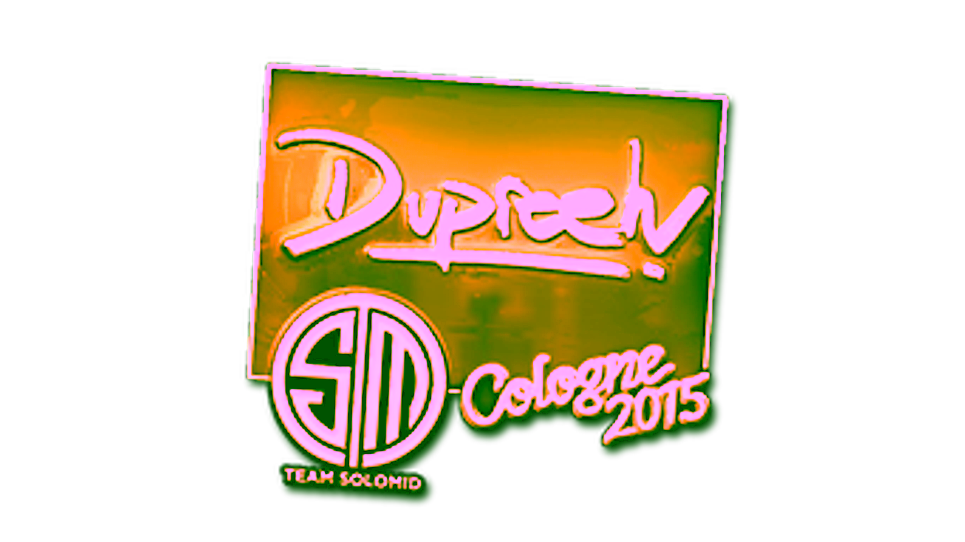 Wyświetl dla Sticker | dupreeh (Gold) | Cologne 2015