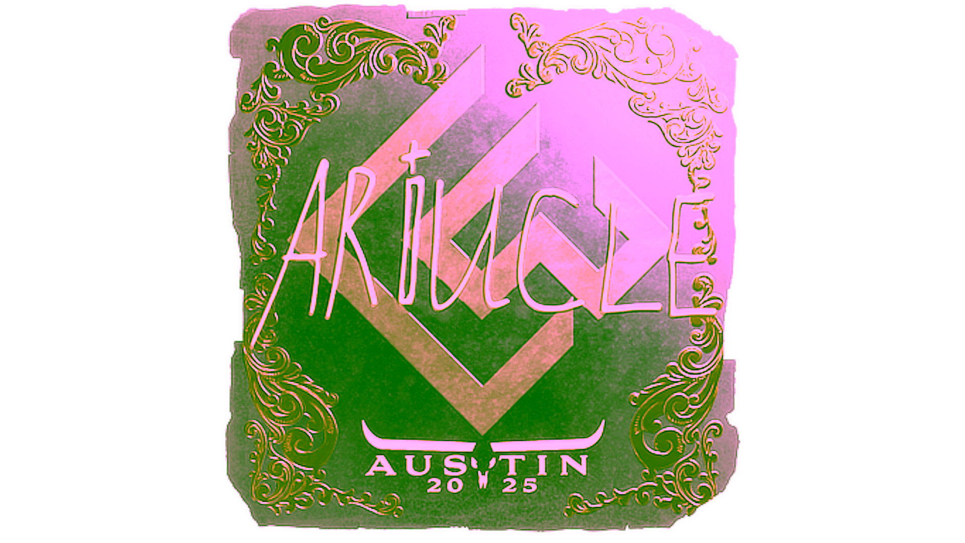 عرض لـ Sticker | Ariucle (Gold) | Austin 2025