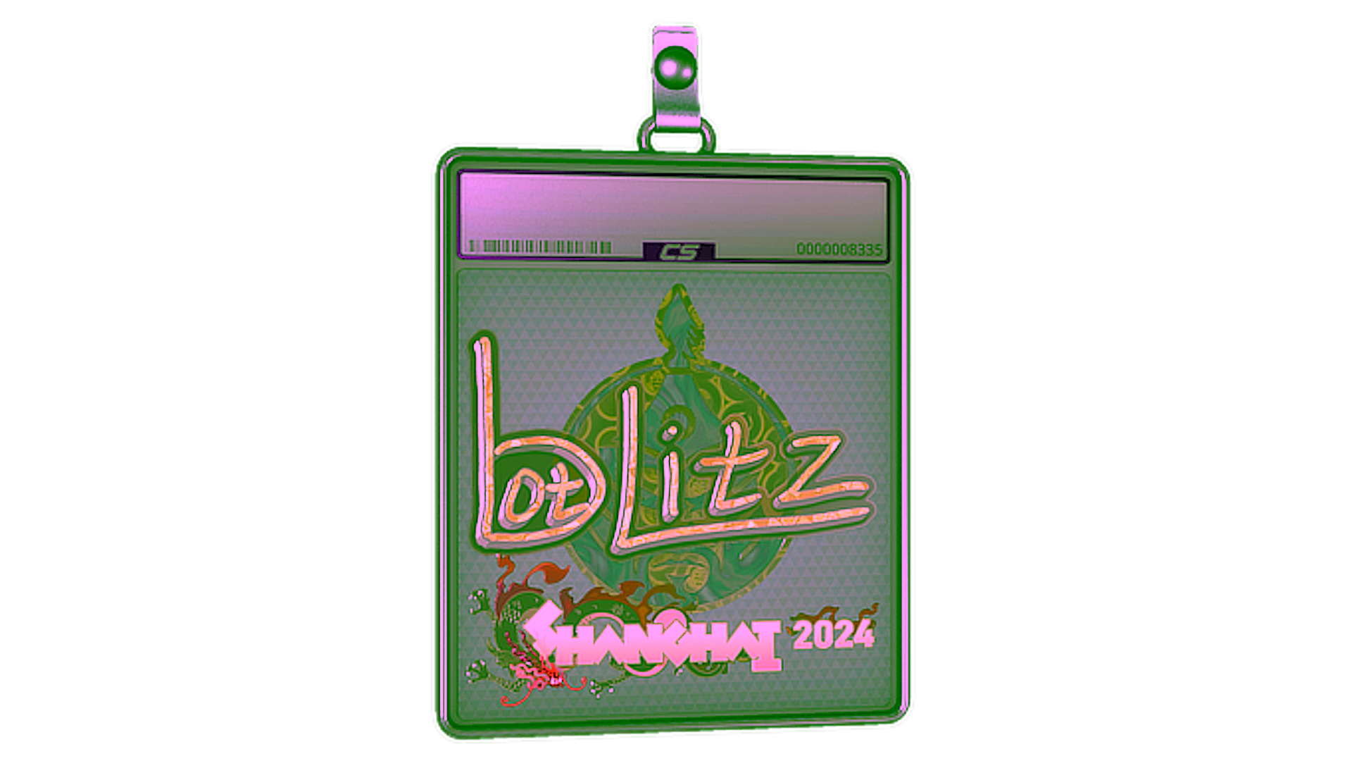 Affichage pour Sticker Slab | bLitz (Holo) | Shanghai 2024