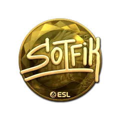 Sticker | S0tF1k (Gold) | Katowice 2019