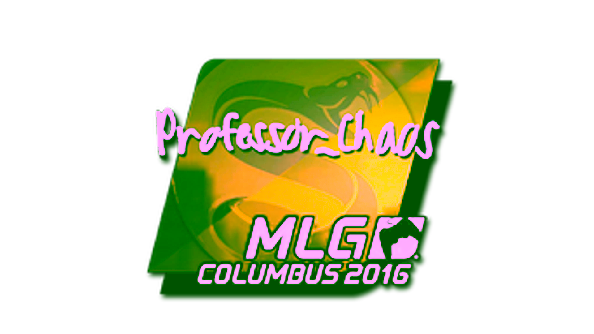 Display for Sticker | Professor_Chaos (Foil) | MLG Columbus 2016