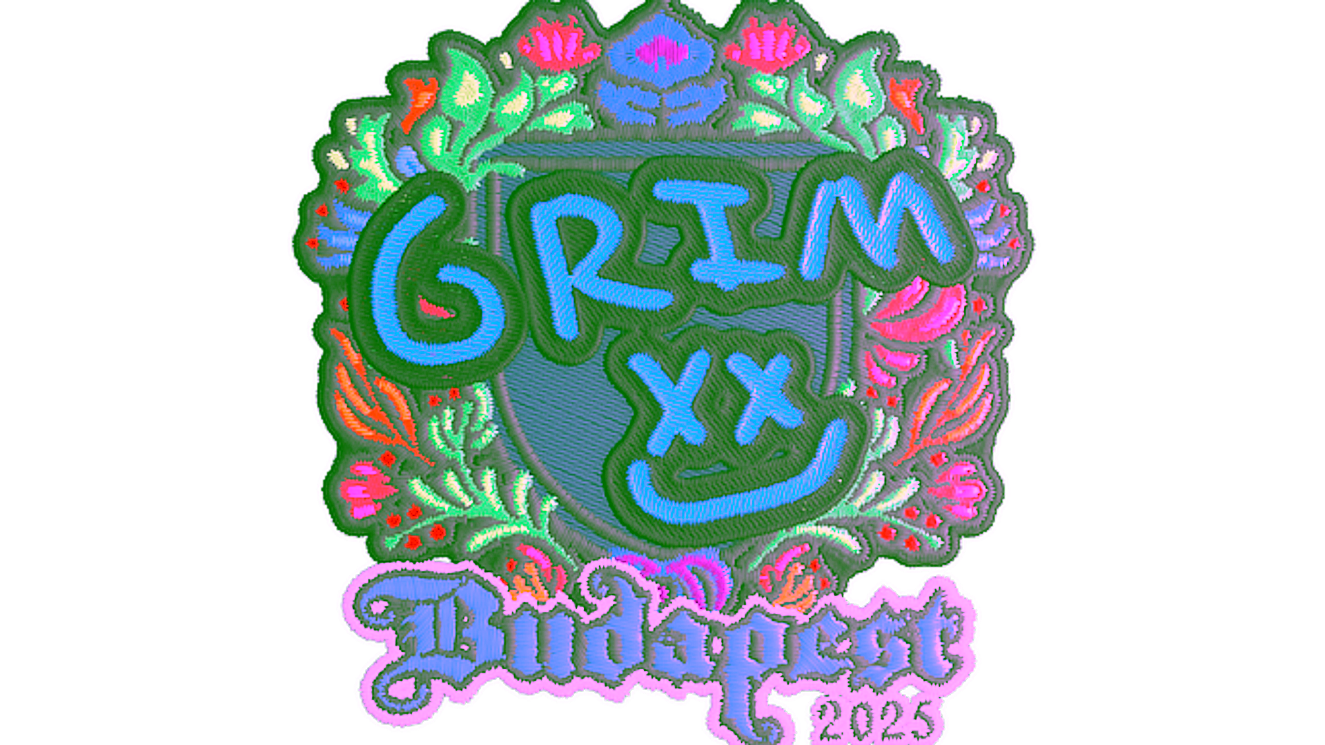 Display for Sticker | Grim (Embroidered) | Budapest 2025