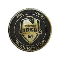 Patch Movistar Riders (Gold) Stockholm 2021