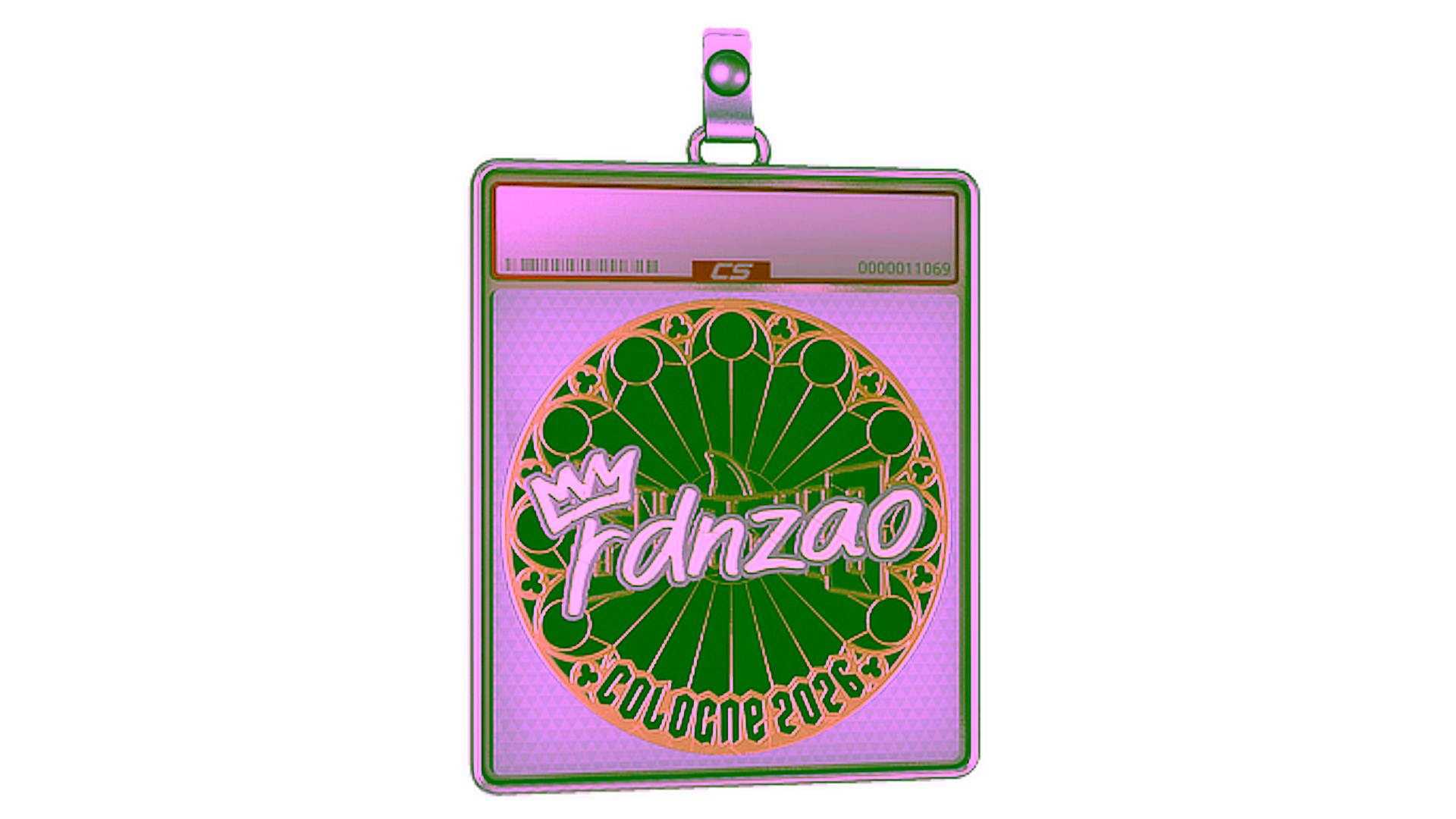 Display for Sticker Slab | rdnzao (Gold) | Cologne 2026